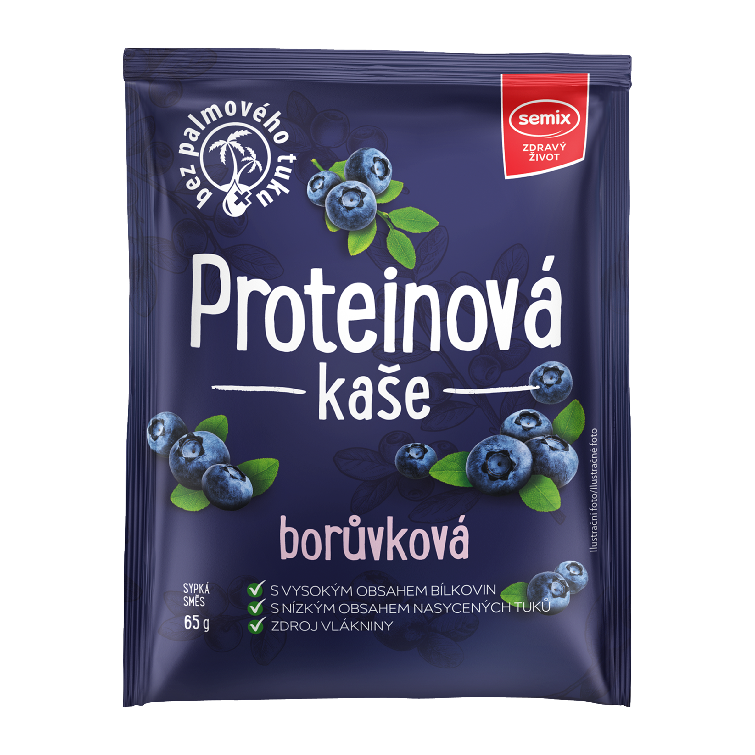 Semix Proteinová kaše Borůvková