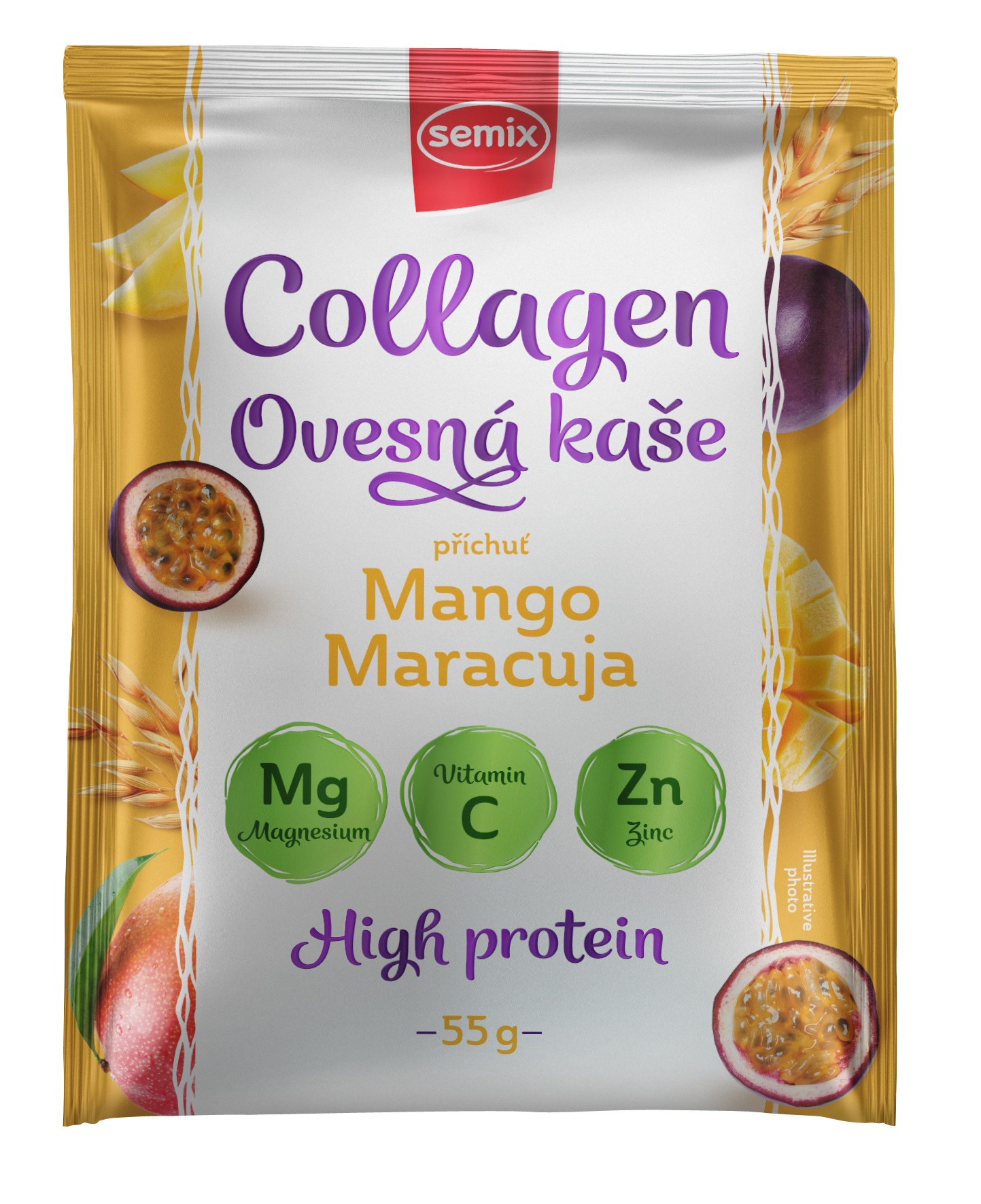 Ovesná kaše Kolagen, mango a maracuja