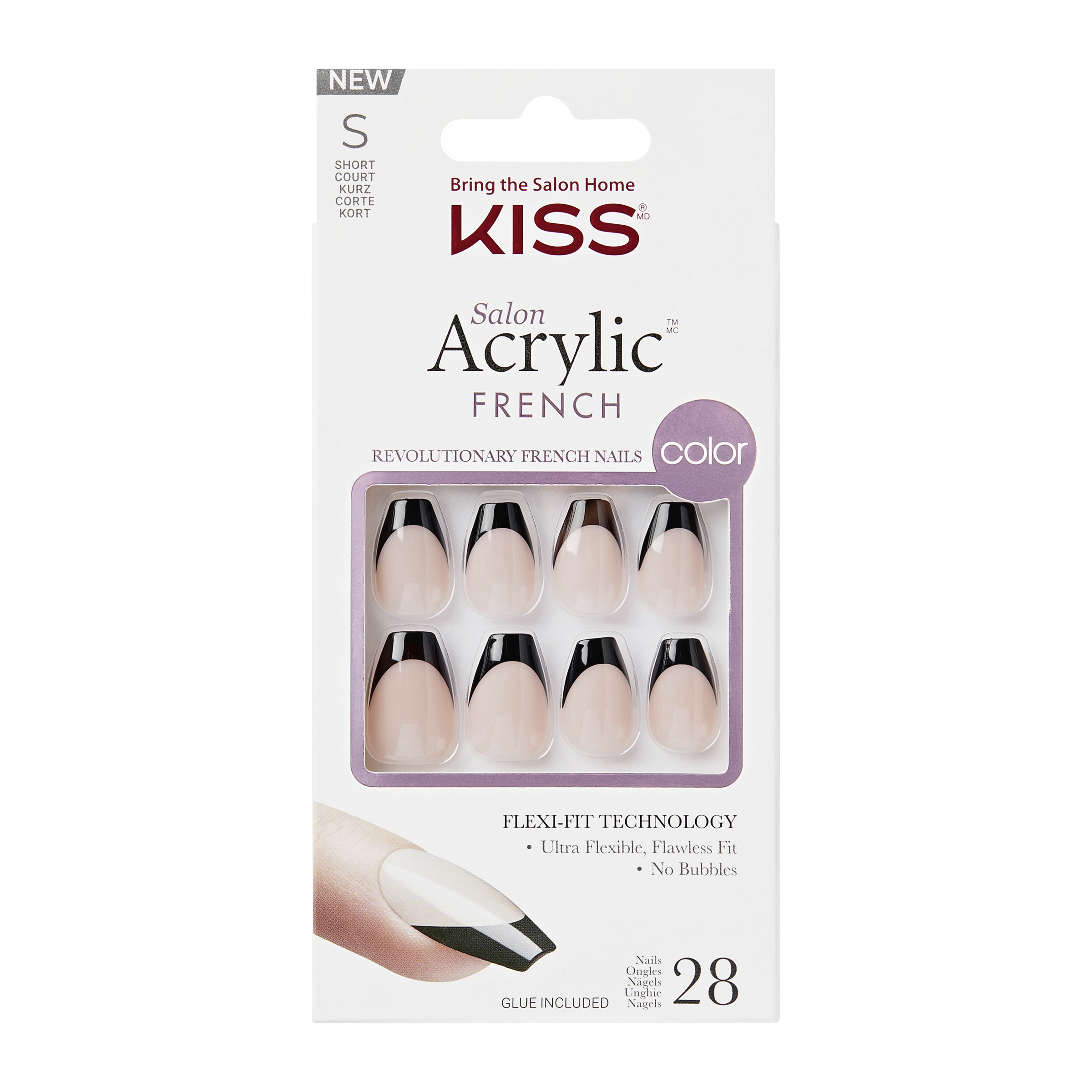 Umělé nehty Acrylic French Flame