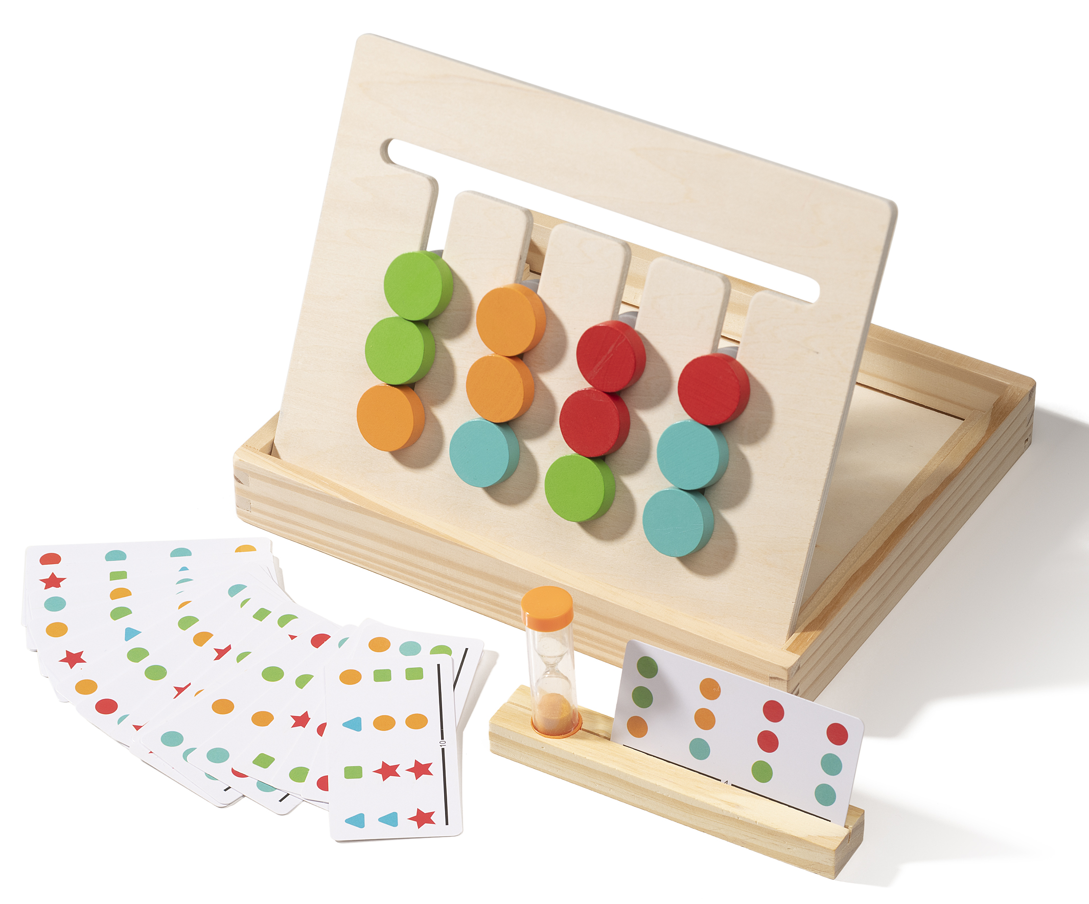 Montessori hra na třídění barev