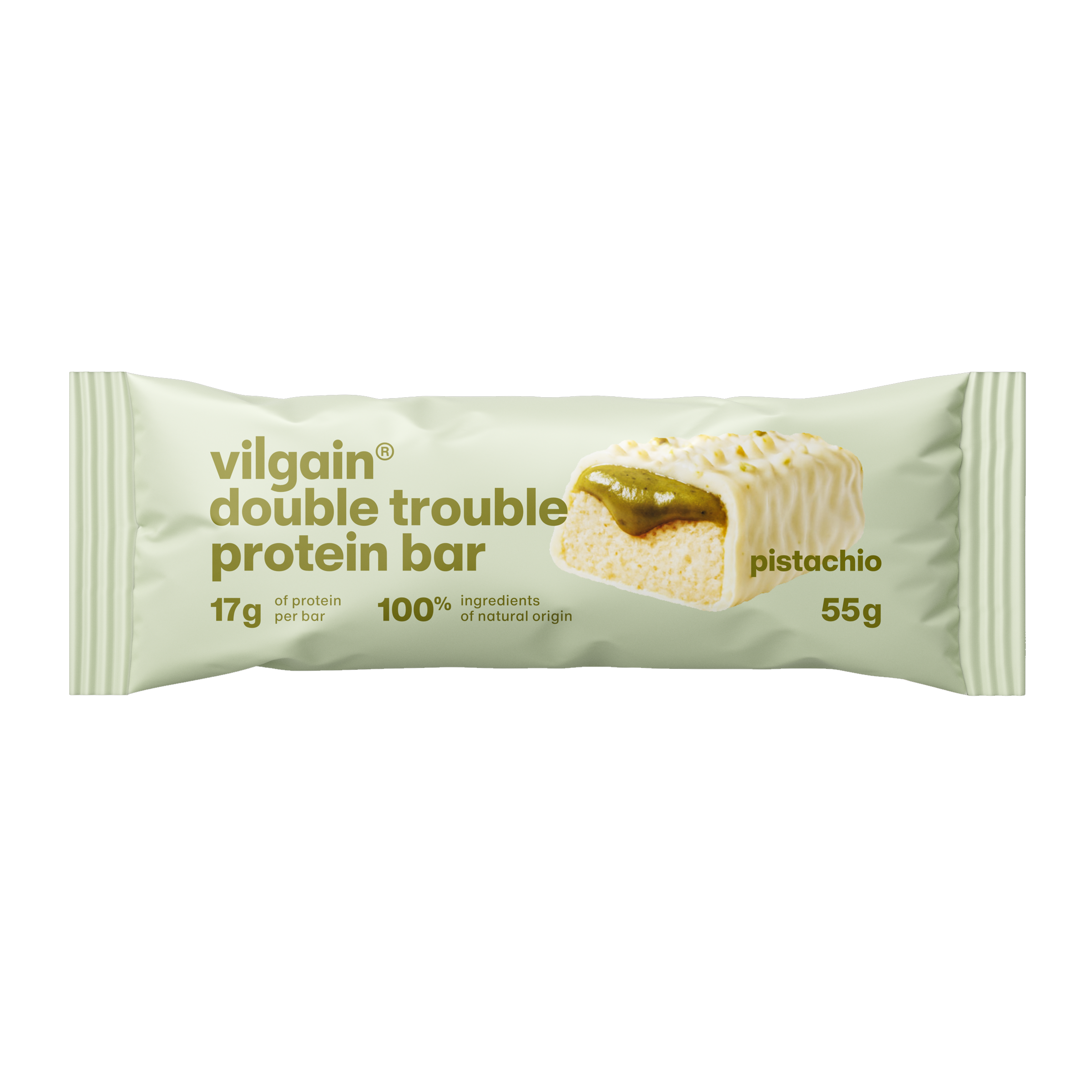 Double Trouble Protein Bar Pistácie