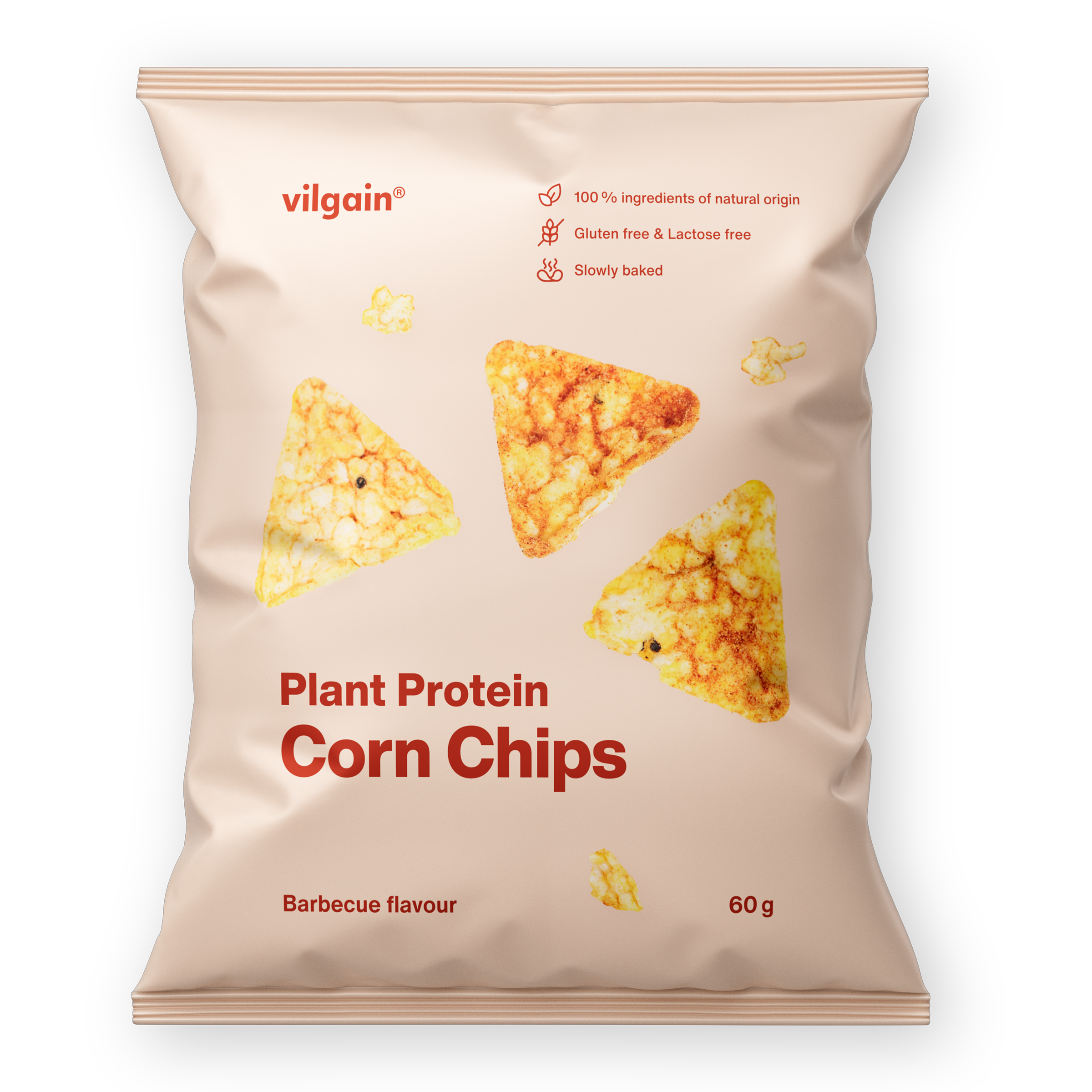 BIO kukuřičné proteinové chipsy BBQ