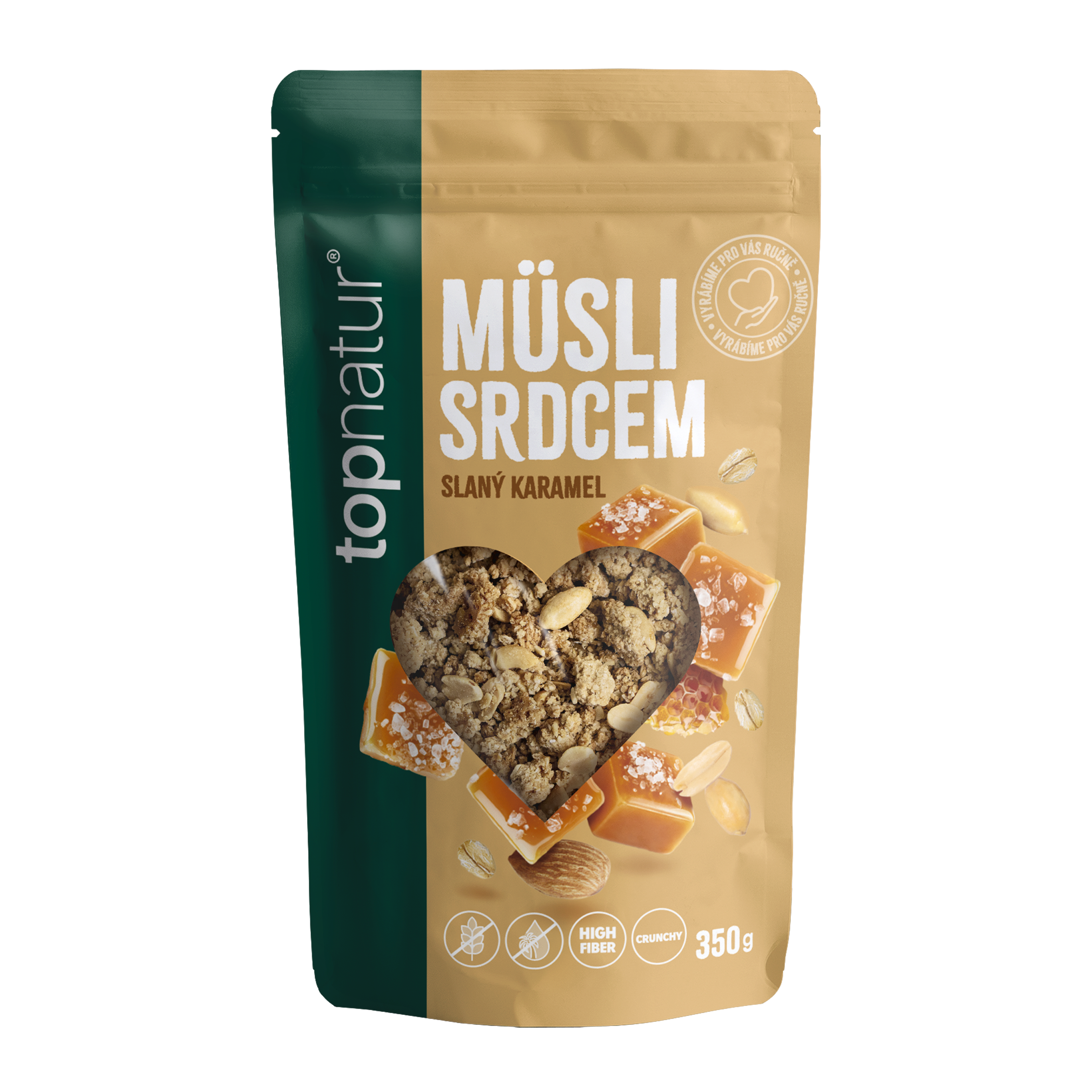Müsli srdcem Slaný karamel