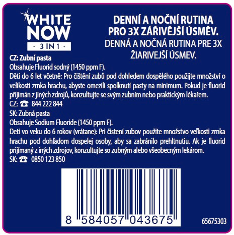 Signal Zubní pasty White now 3in1 150 ml