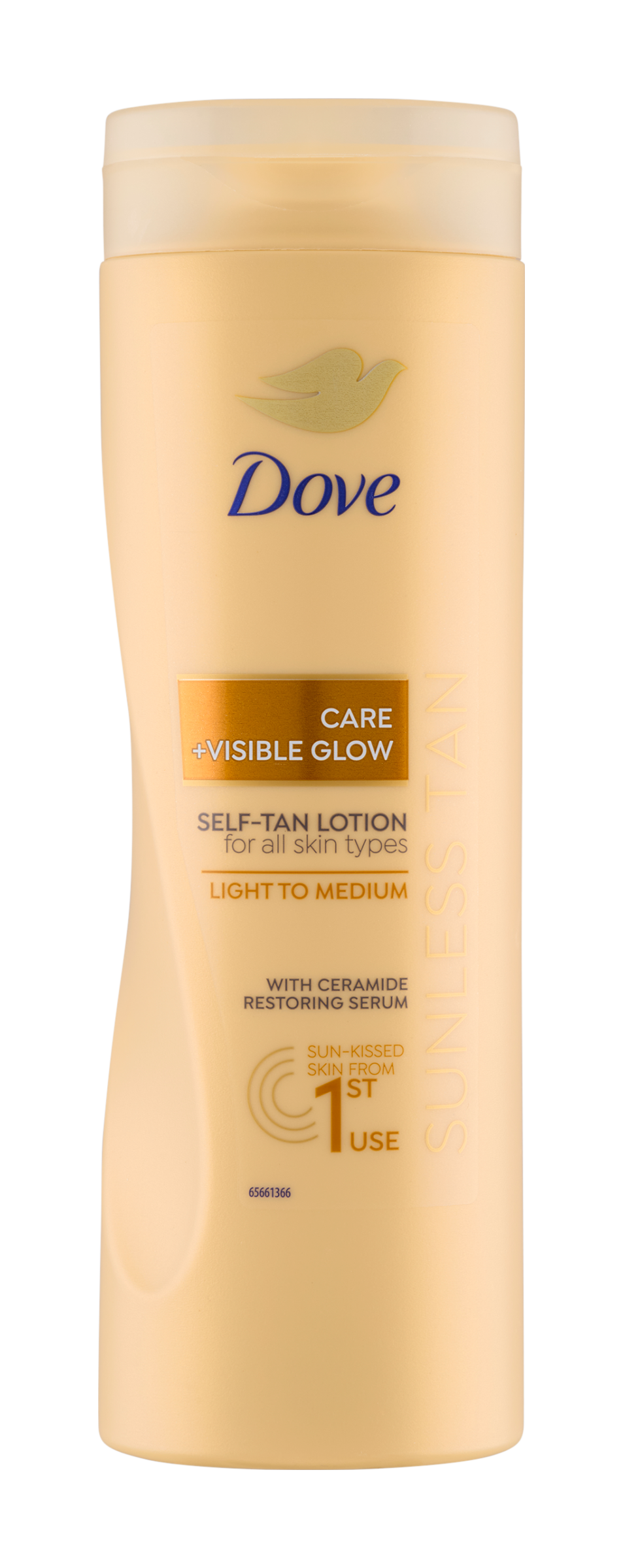 Dove Samoopalovací mléko Care&Glow Light to Medium 400 ml