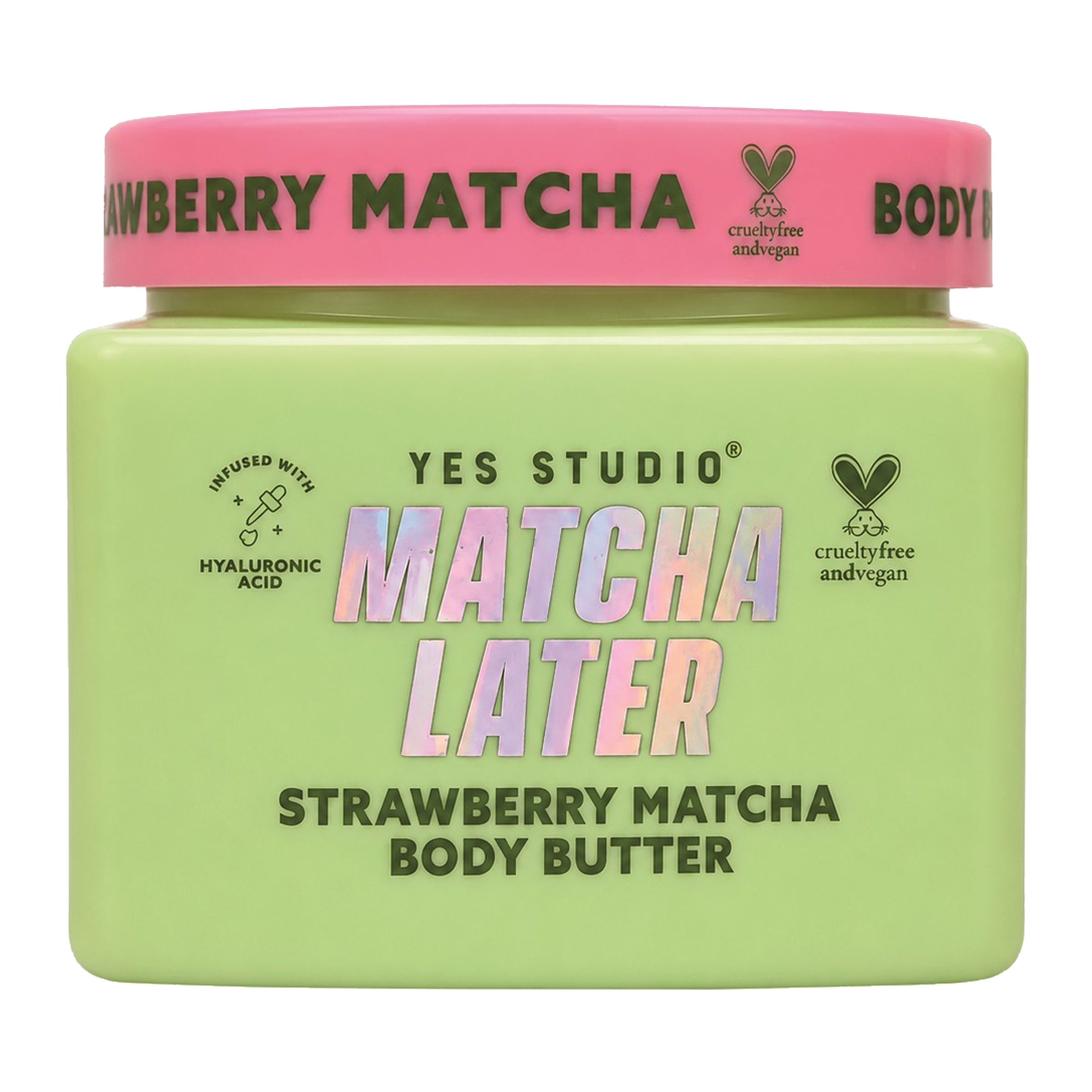 Šlehané tělové máslo Strawberry Matcha