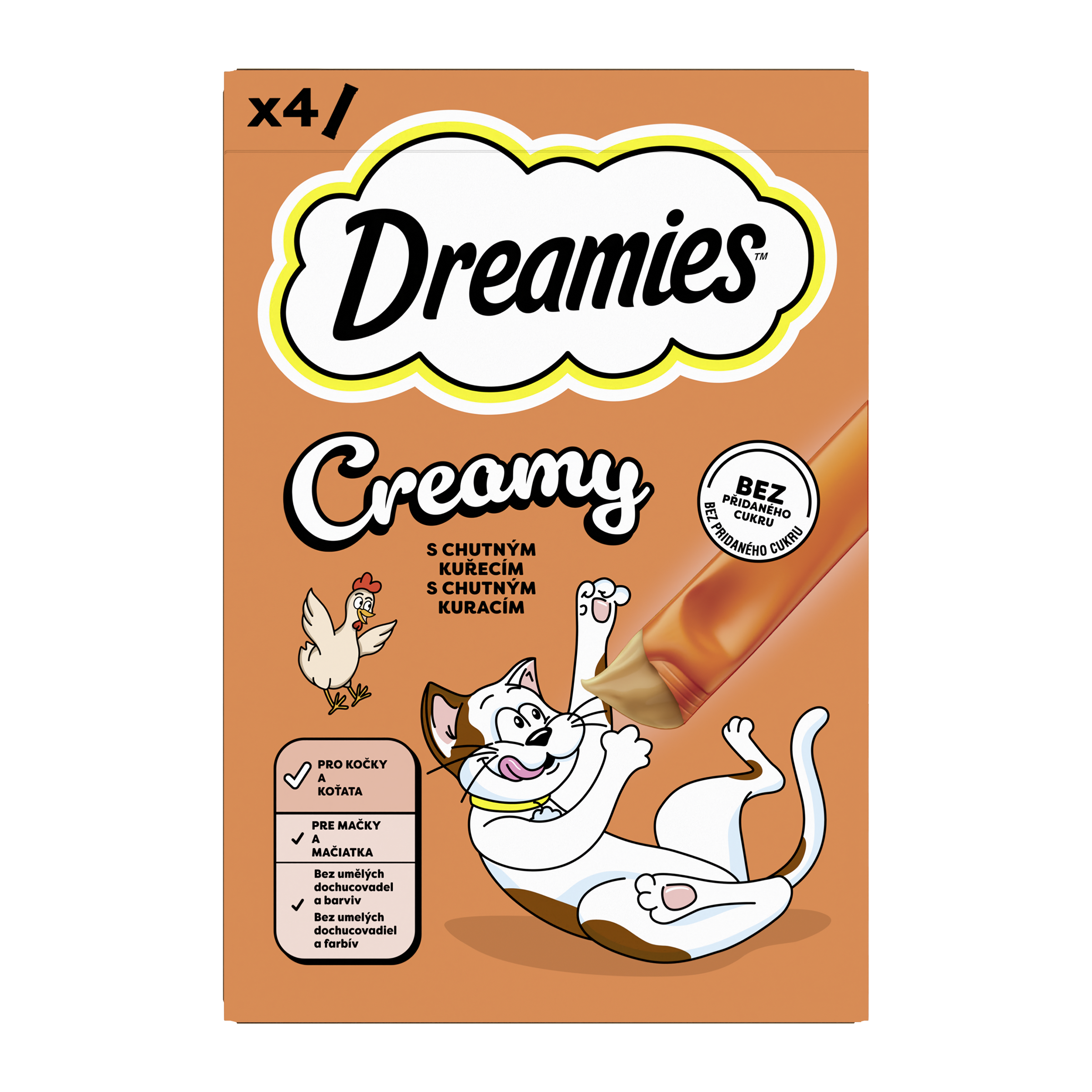 Creamy s kuřecím 4x 10 g