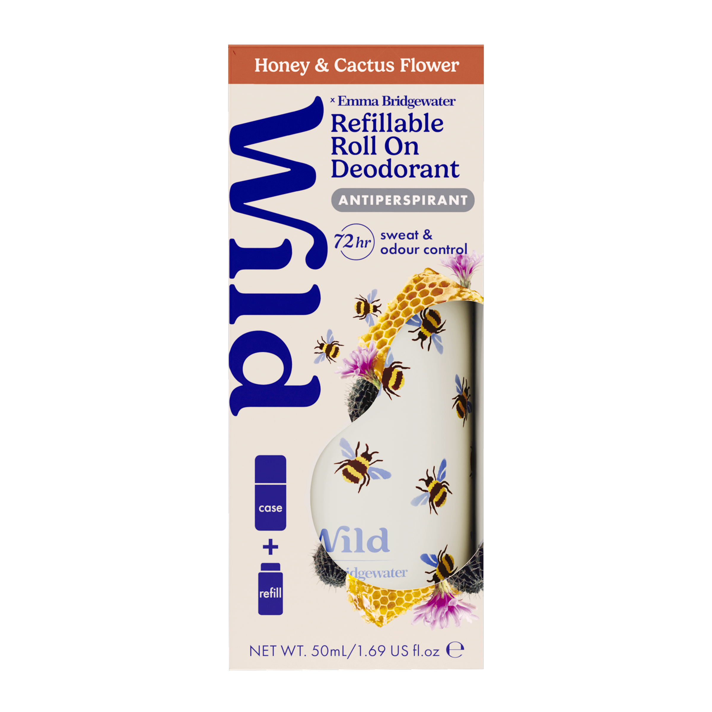 Antiperspirant roll-on Honey & Cactus Flower