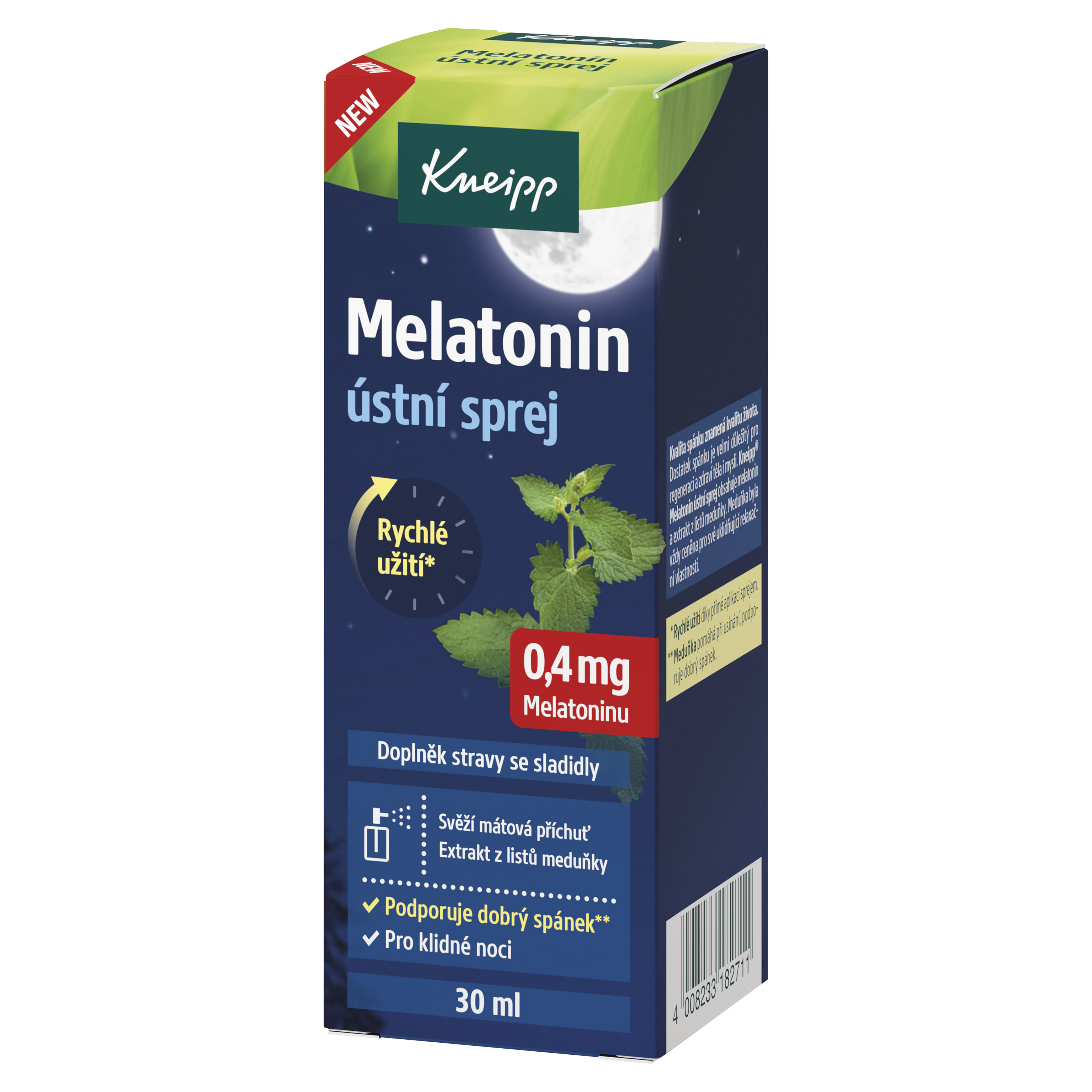Kneipp Melatonin ústní sprej, doplněk stravy 30 ml