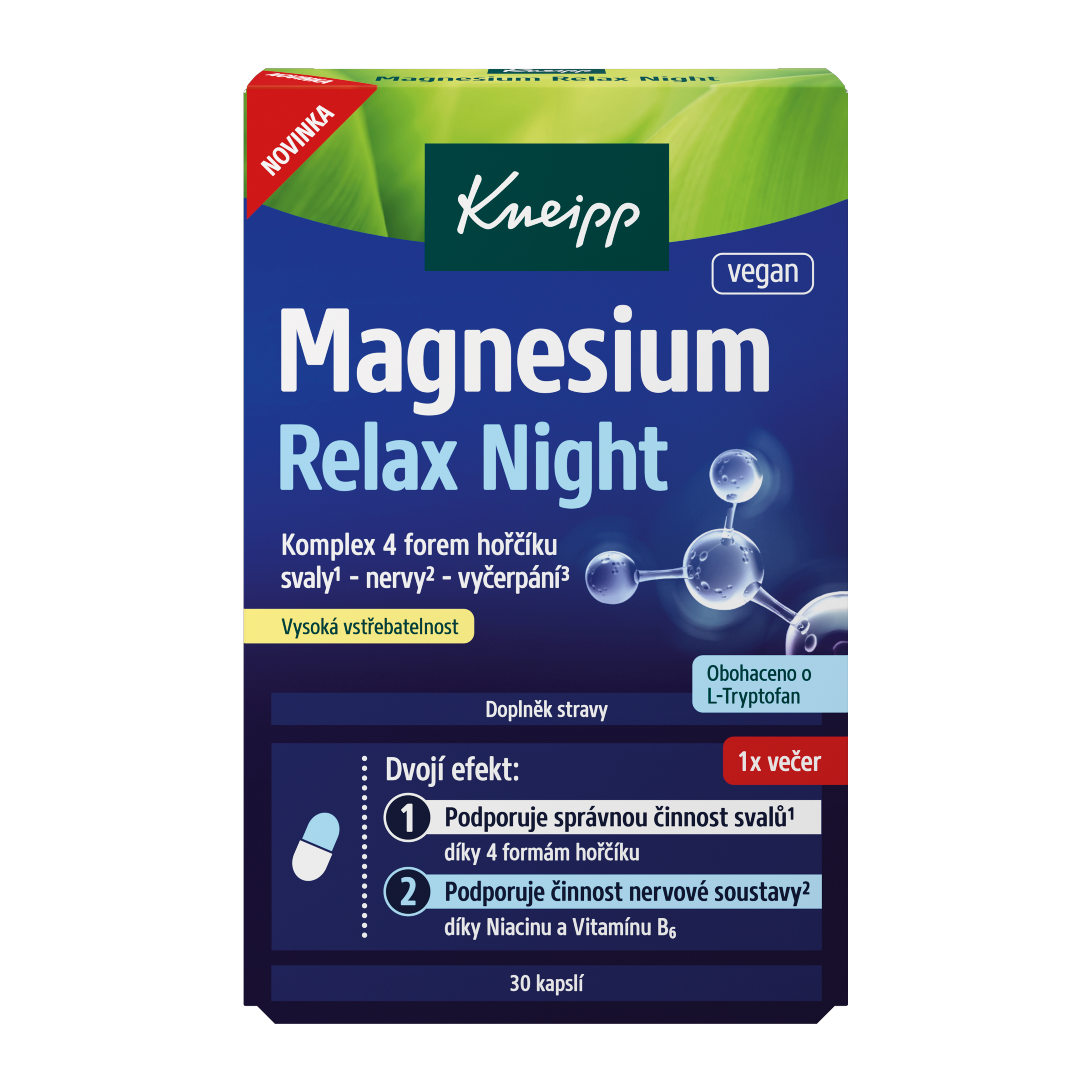 Magnesium Relax Night, doplněk stravy