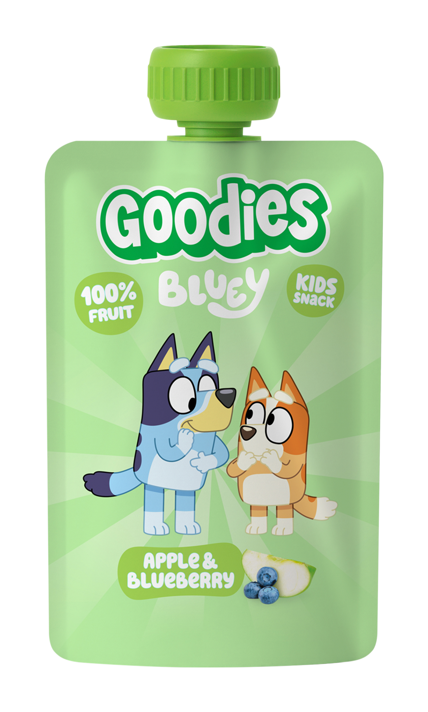 Goodies Ovocná kapsička Bluey Jablko a borůvka