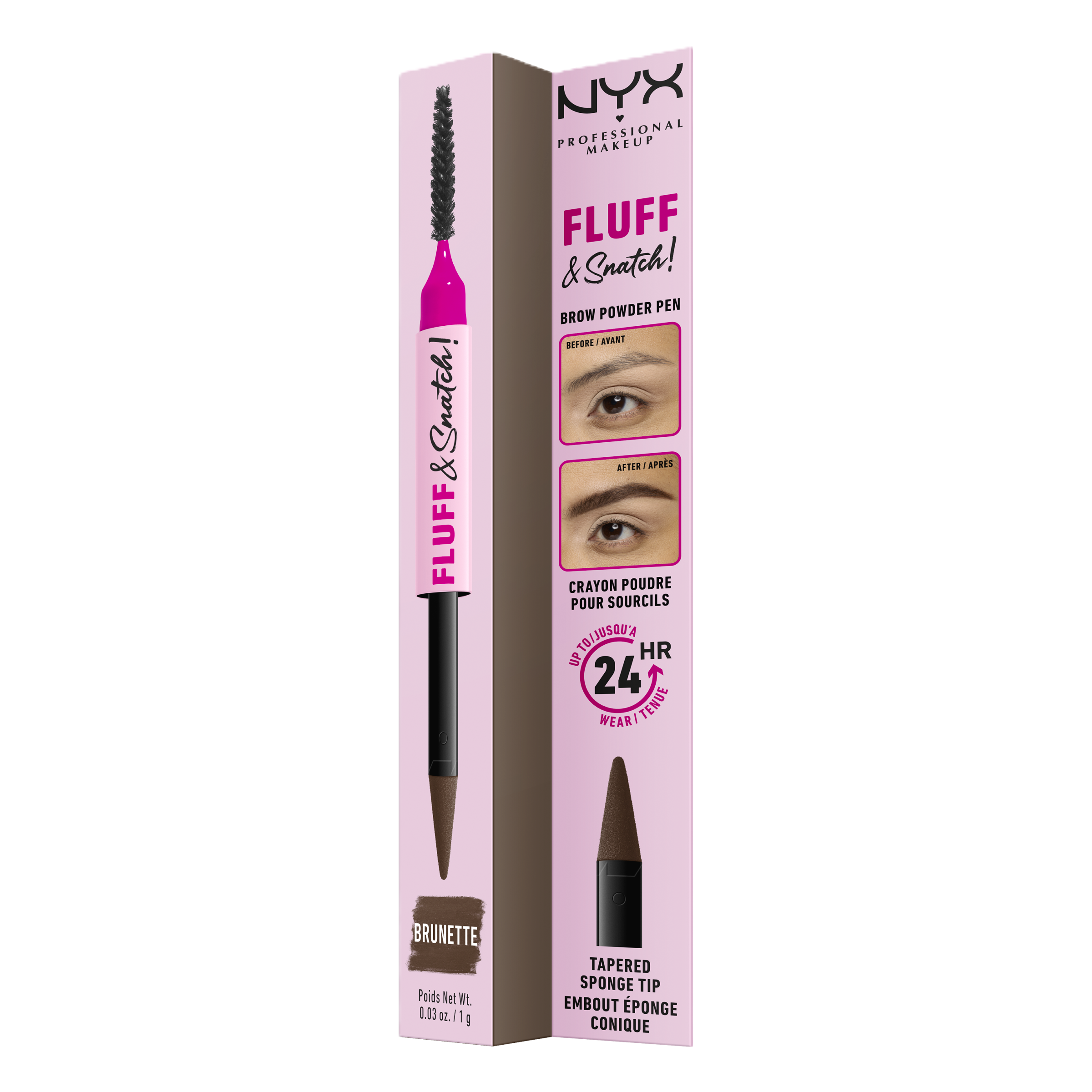 NYX Professional Makeup Tužka na obočí Fluff & Snatch! Brunette