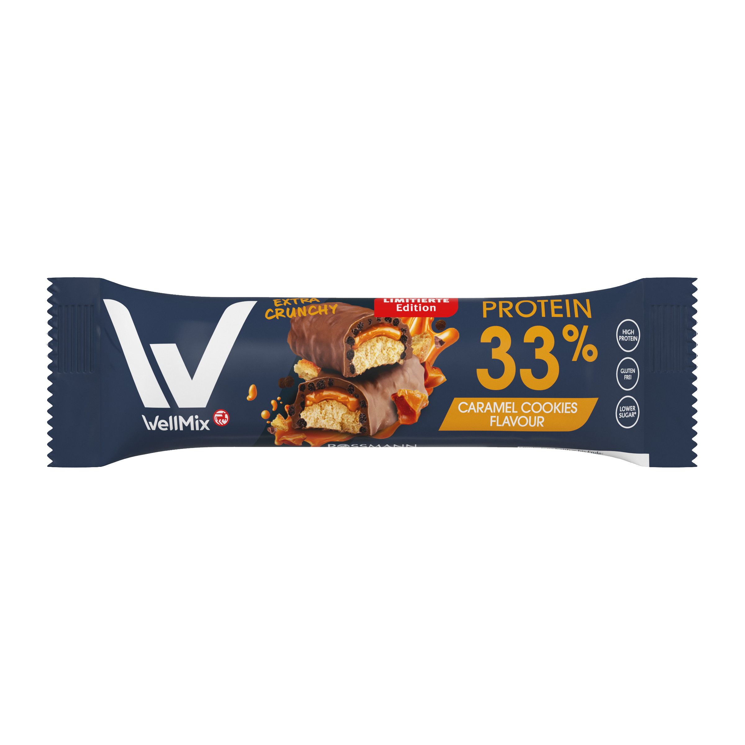 Proteinová tyčinka 33 % Caramel Cookies