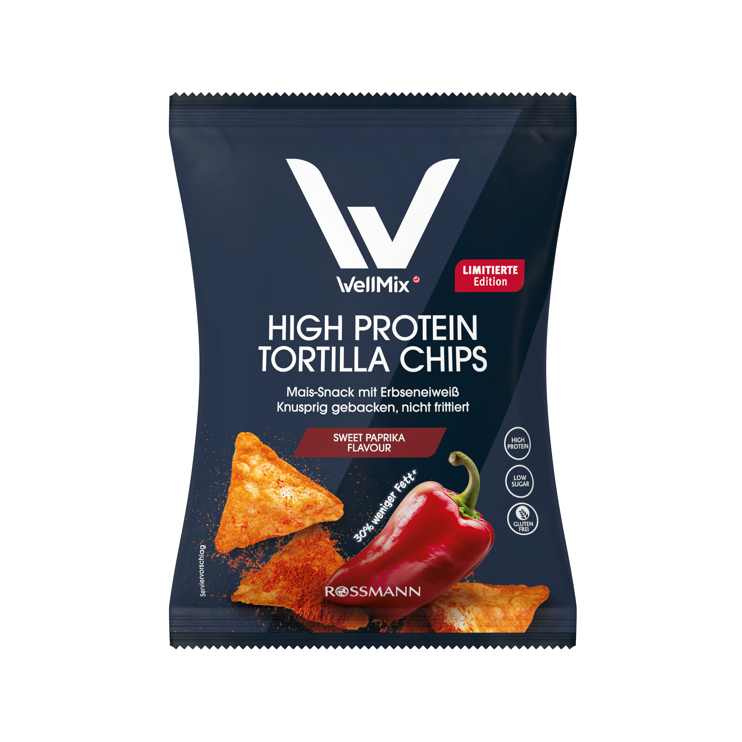 Tortilla chips High protein Paprika