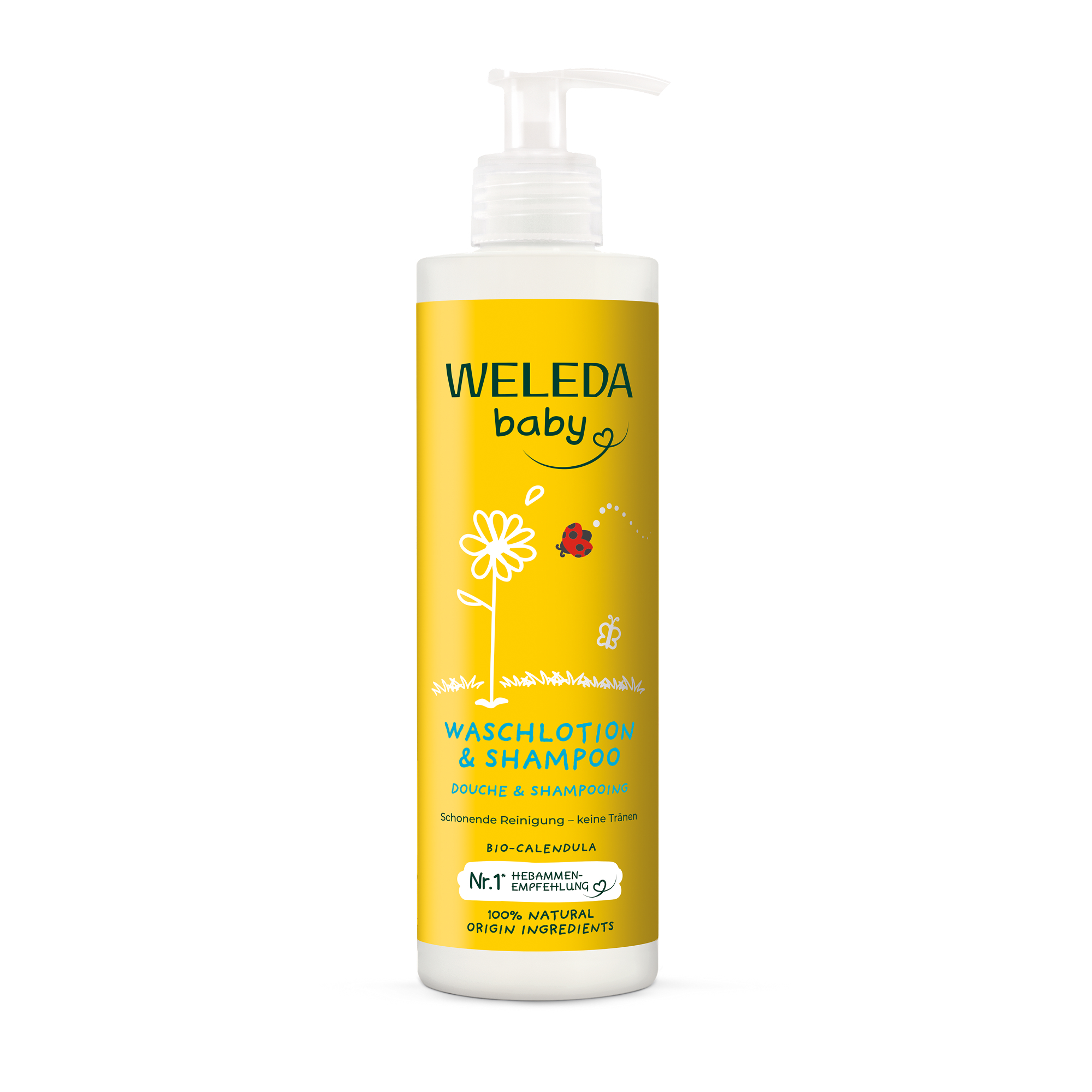 Weleda Měsíčkový mycí krém a šampon 400 ml