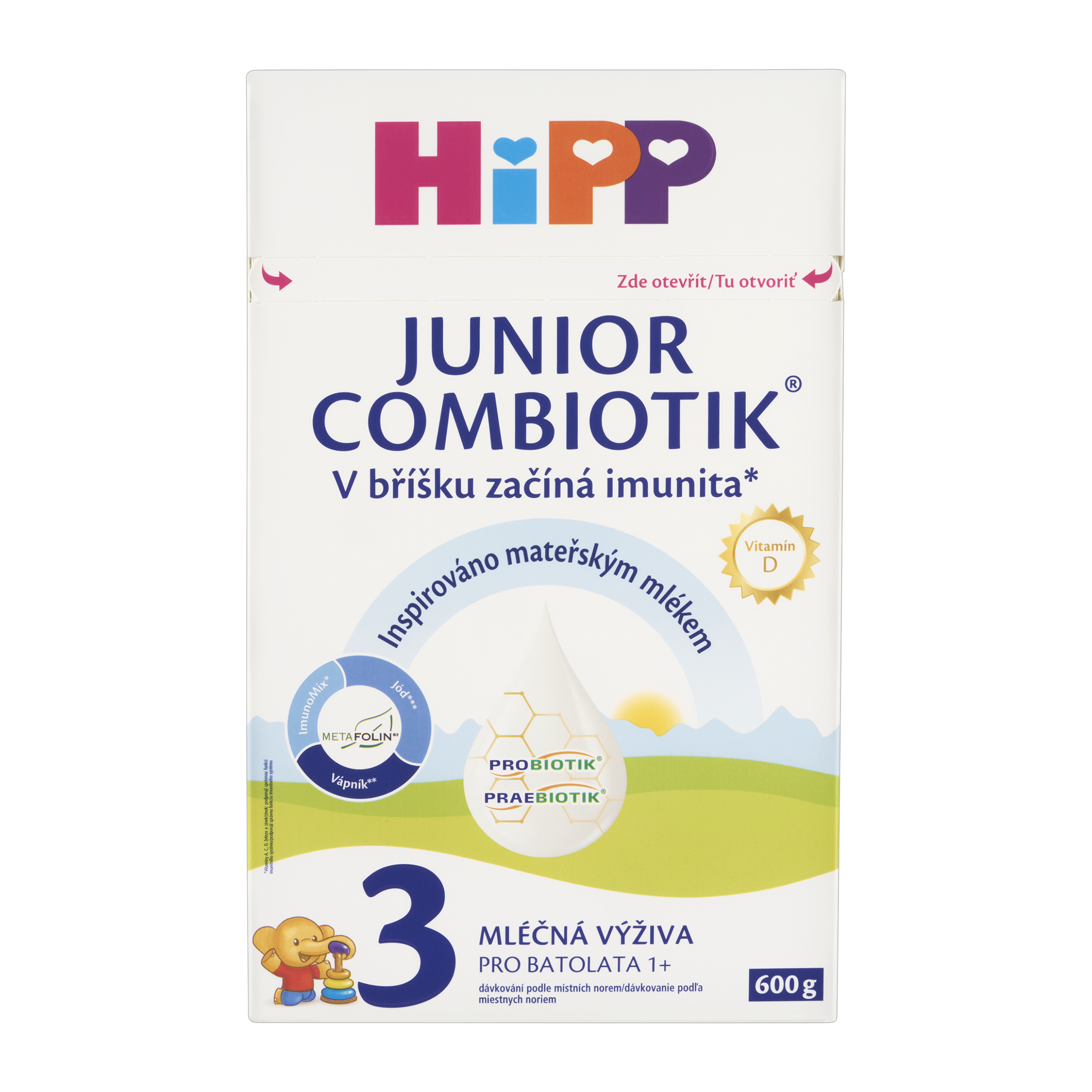 HiPP Batolecí mléko Junior Combiotik 3, 1+