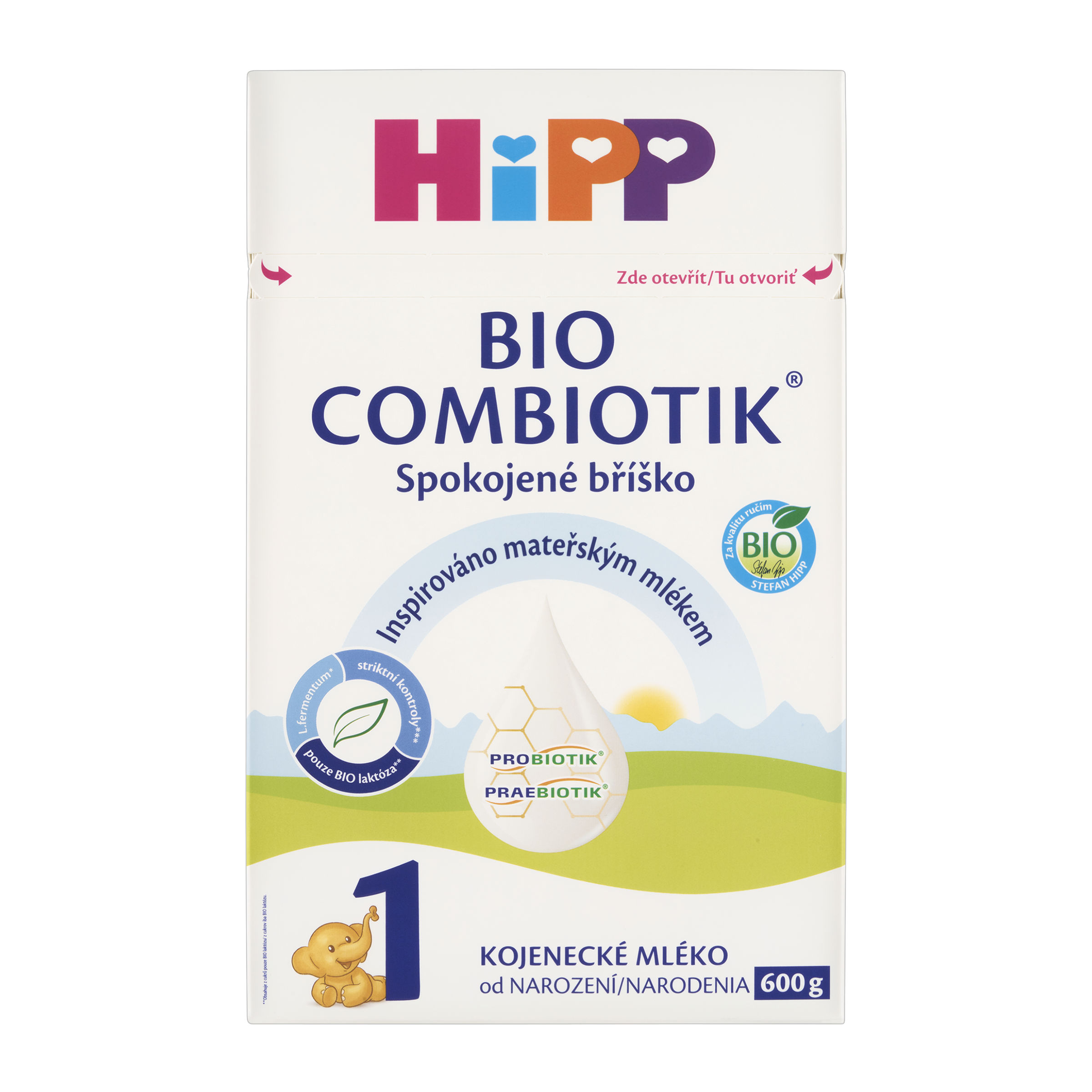 HiPP Počáteční kojenecké mléko BIO Combiotik 1, 0m