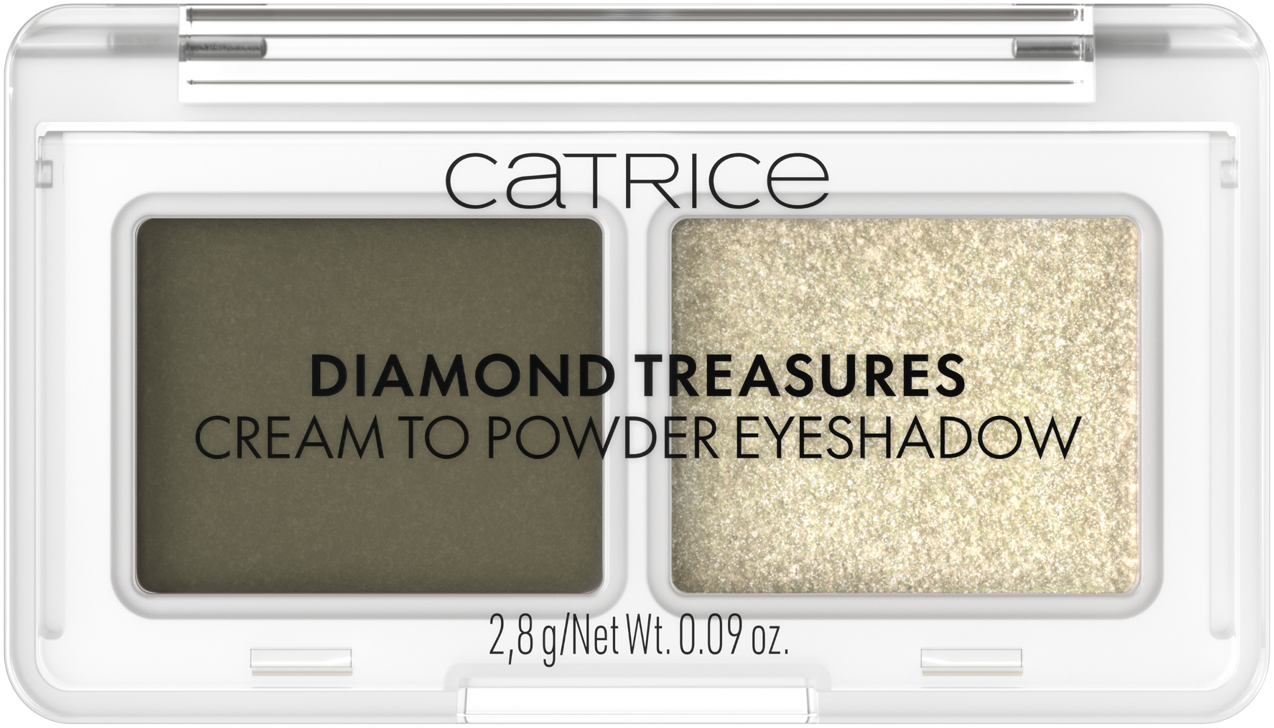 Catrice Oční stíny Diamond Treasures Cream to Powder 040 Olive Twinkle