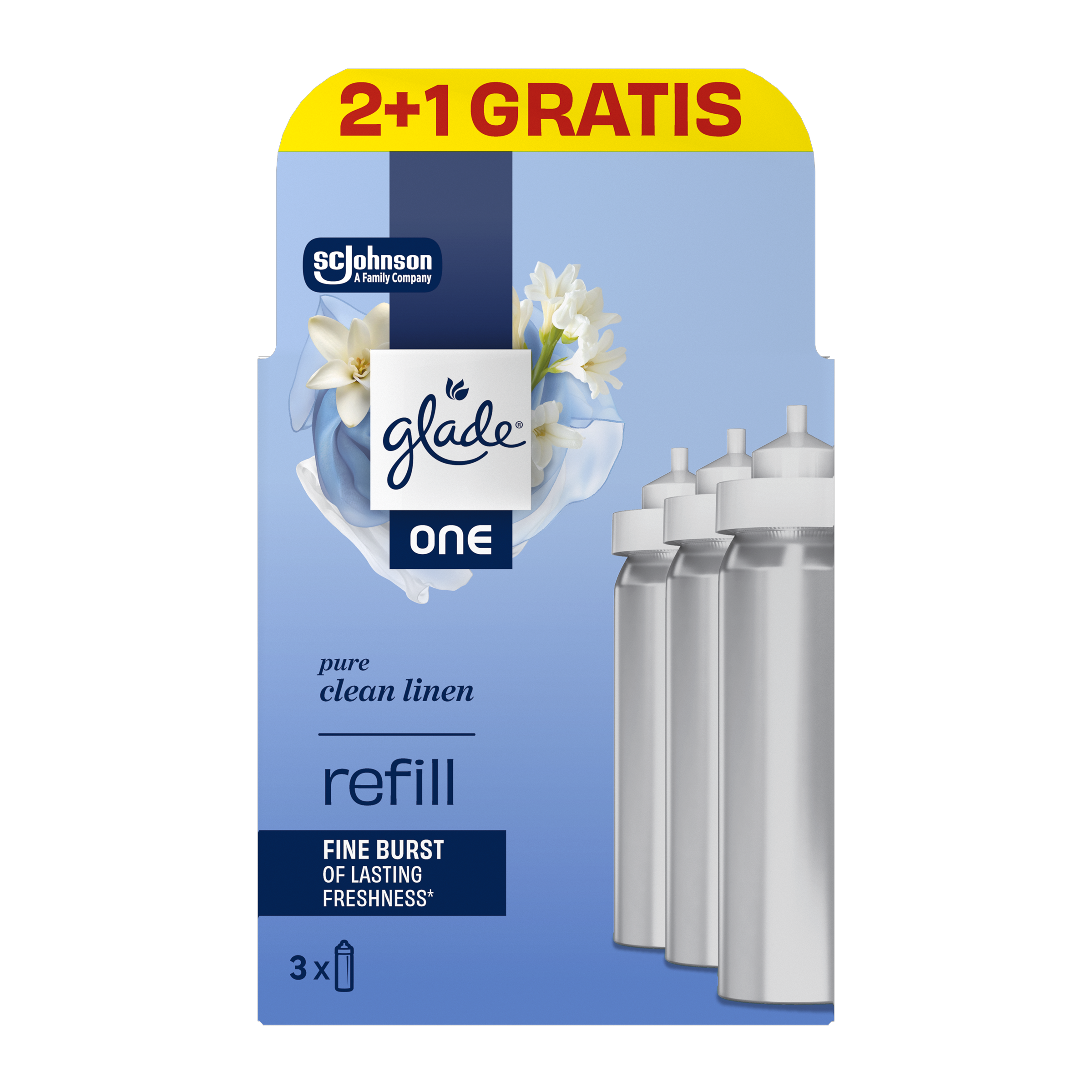Náhradní náplň do osvěžovače vzduchu Pure Clean Linen 3x10 ml