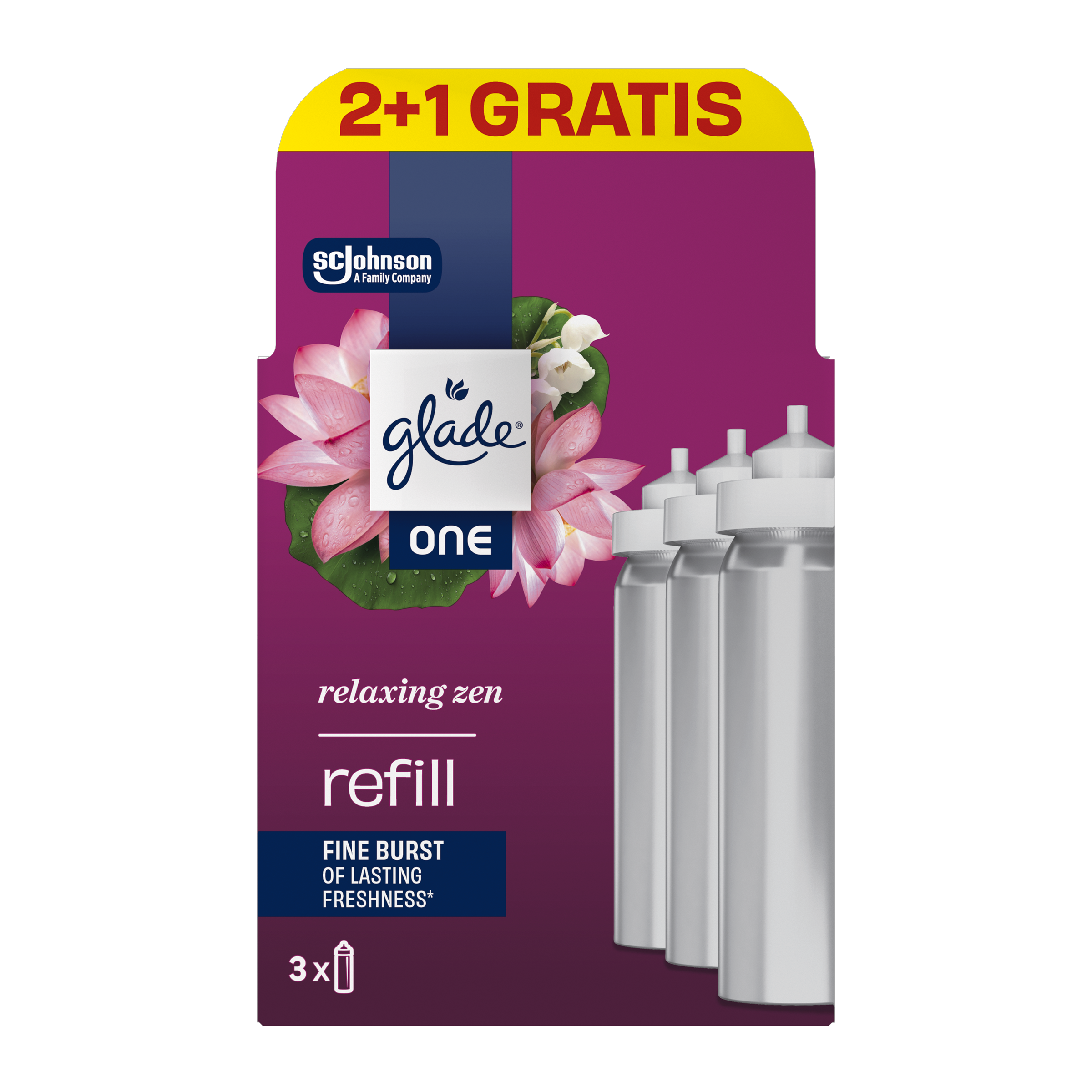 Náhradní náplň do osvěžovače vzduchu Relaxing Zen 3x10 ml