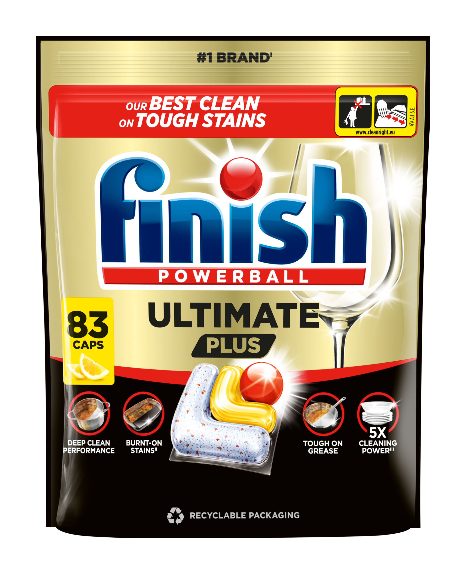 Tablety do myčky Ultimate Plus Lemon 83 ks