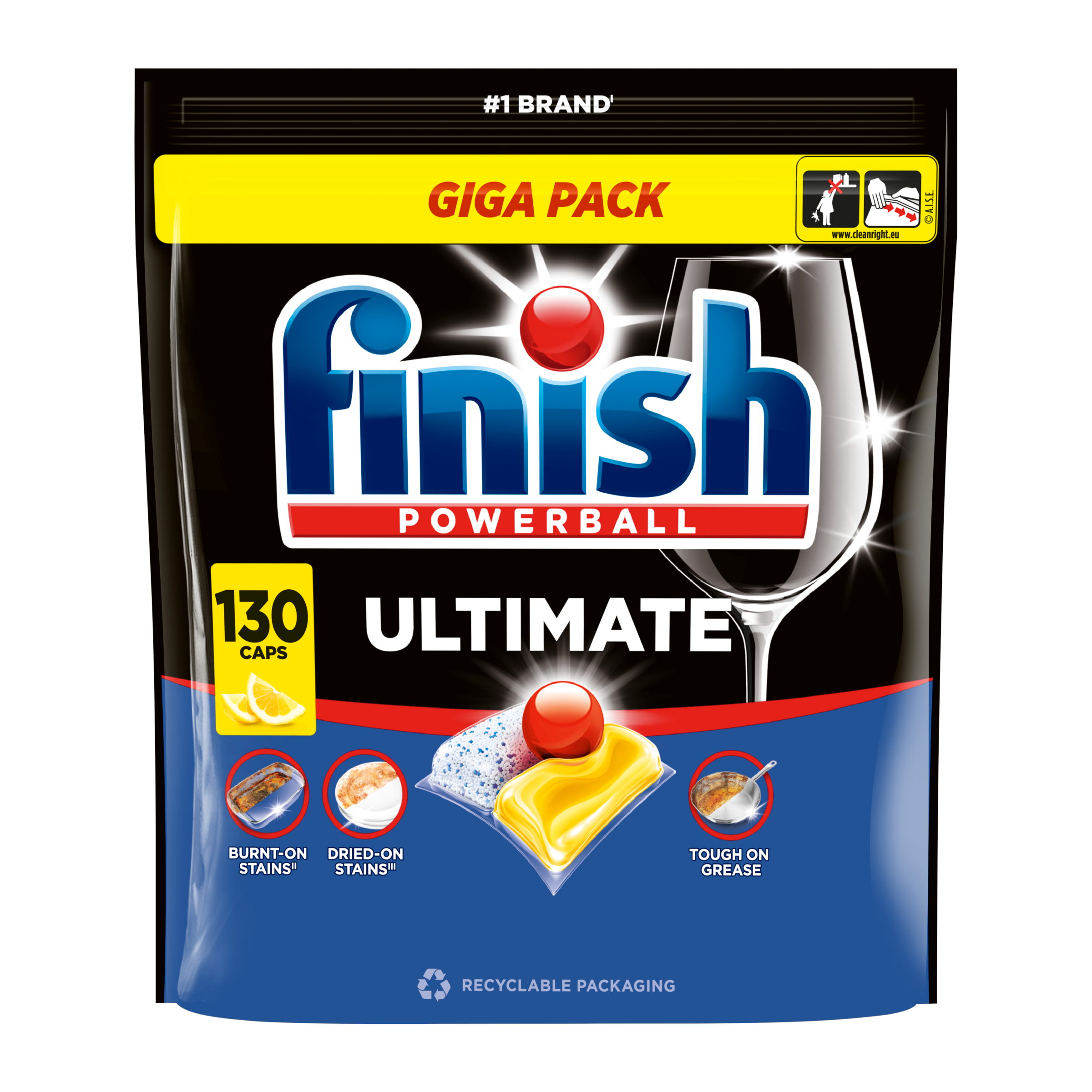 Tablety do myčky Ultimate Lemon 130 ks