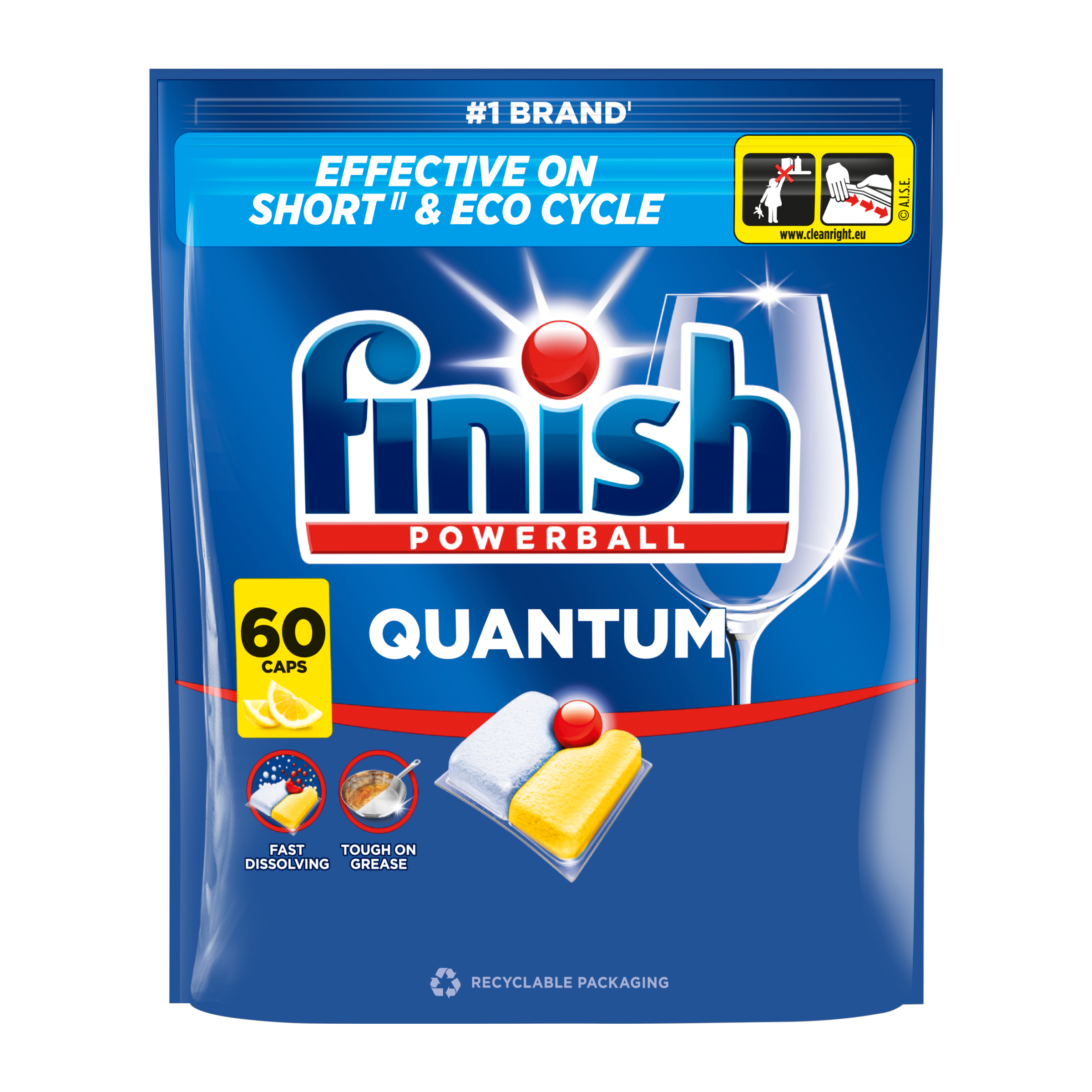 Tablety do myčky Quantum Lemon 60 ks