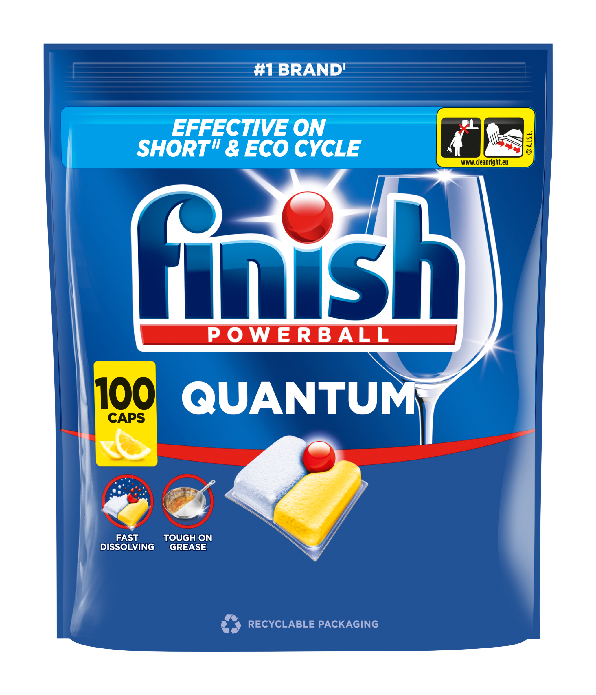Tablety do myčky Quantum Lemon 100 ks