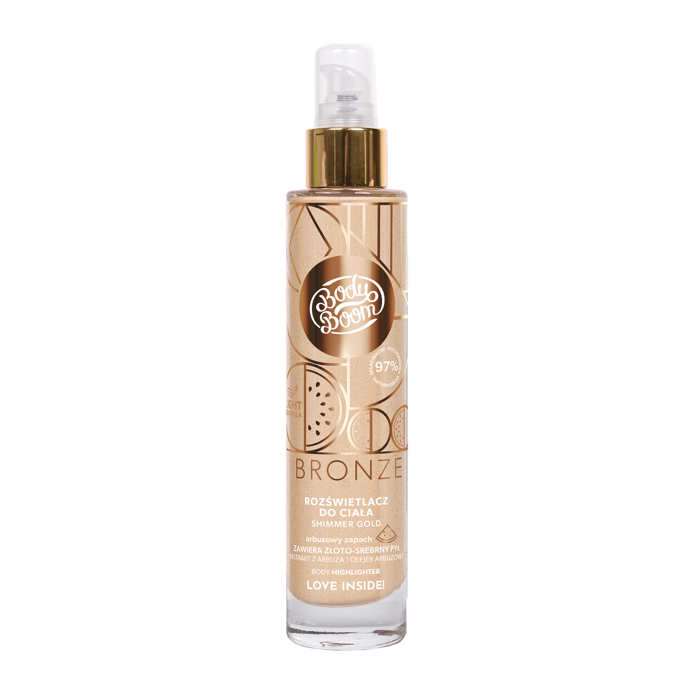 Rozjasňující sprej Shimmer Gold