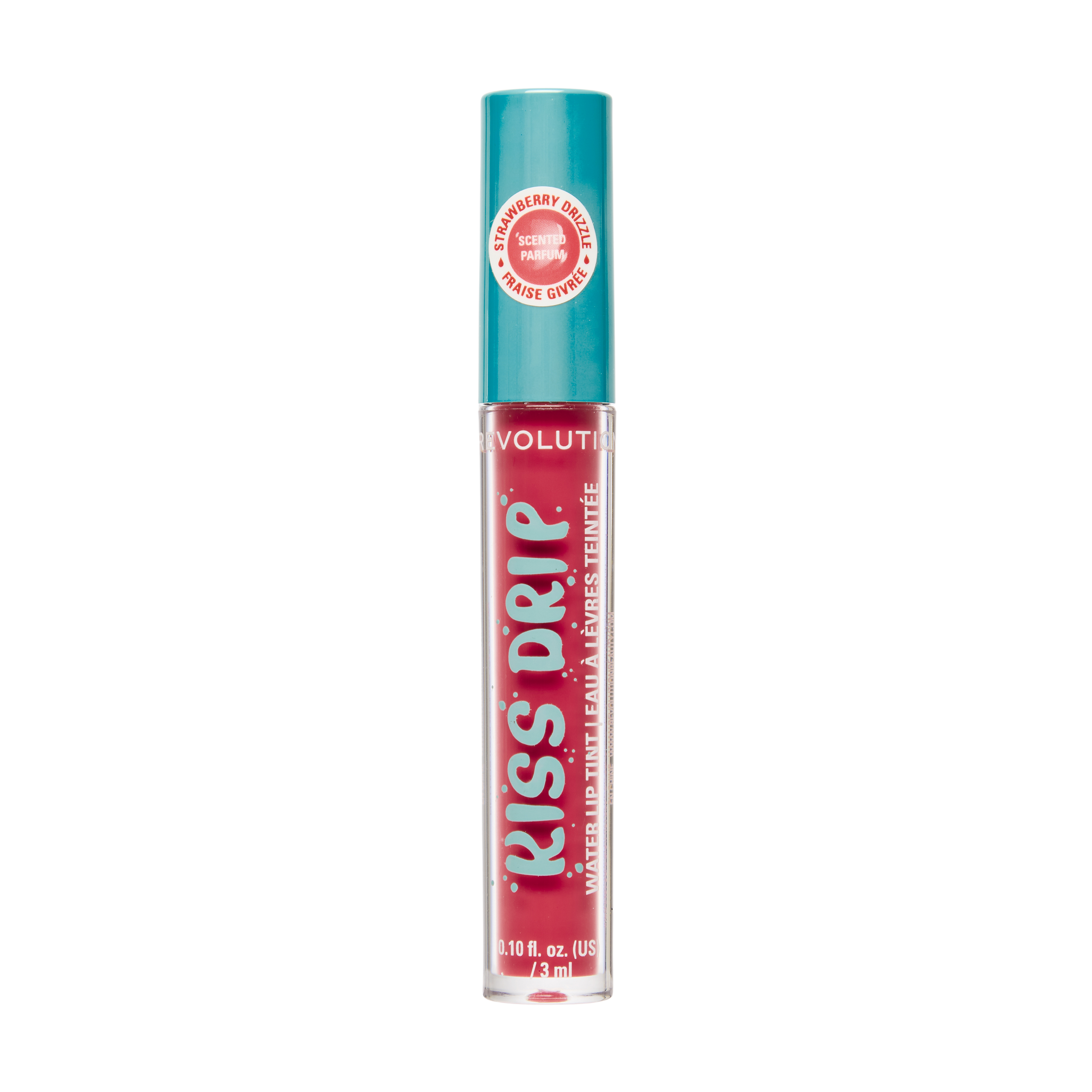Lesk na rty Kiss Drip Strawberry