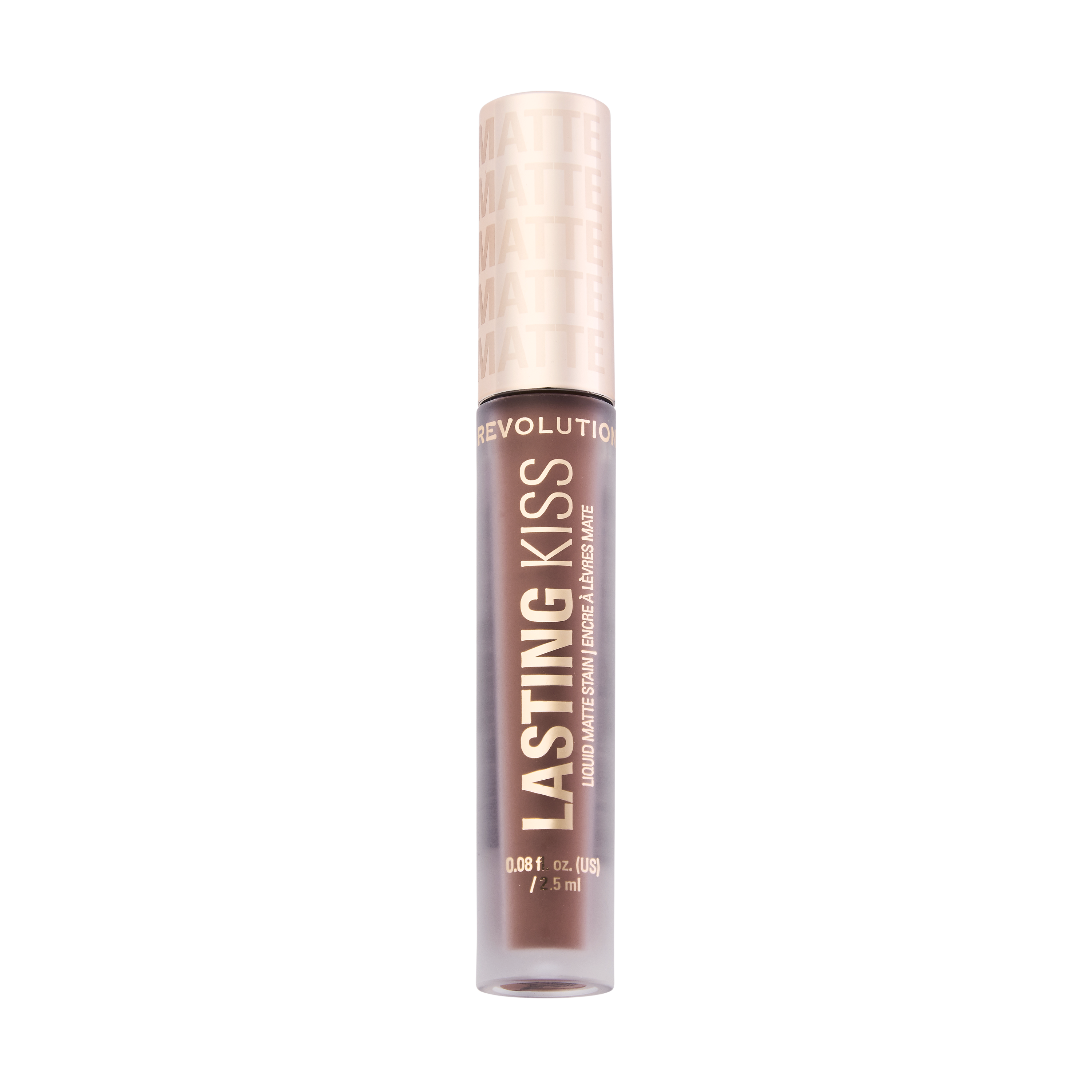 Matná tekutá rtěnka Lasting Kiss Spiced Brown