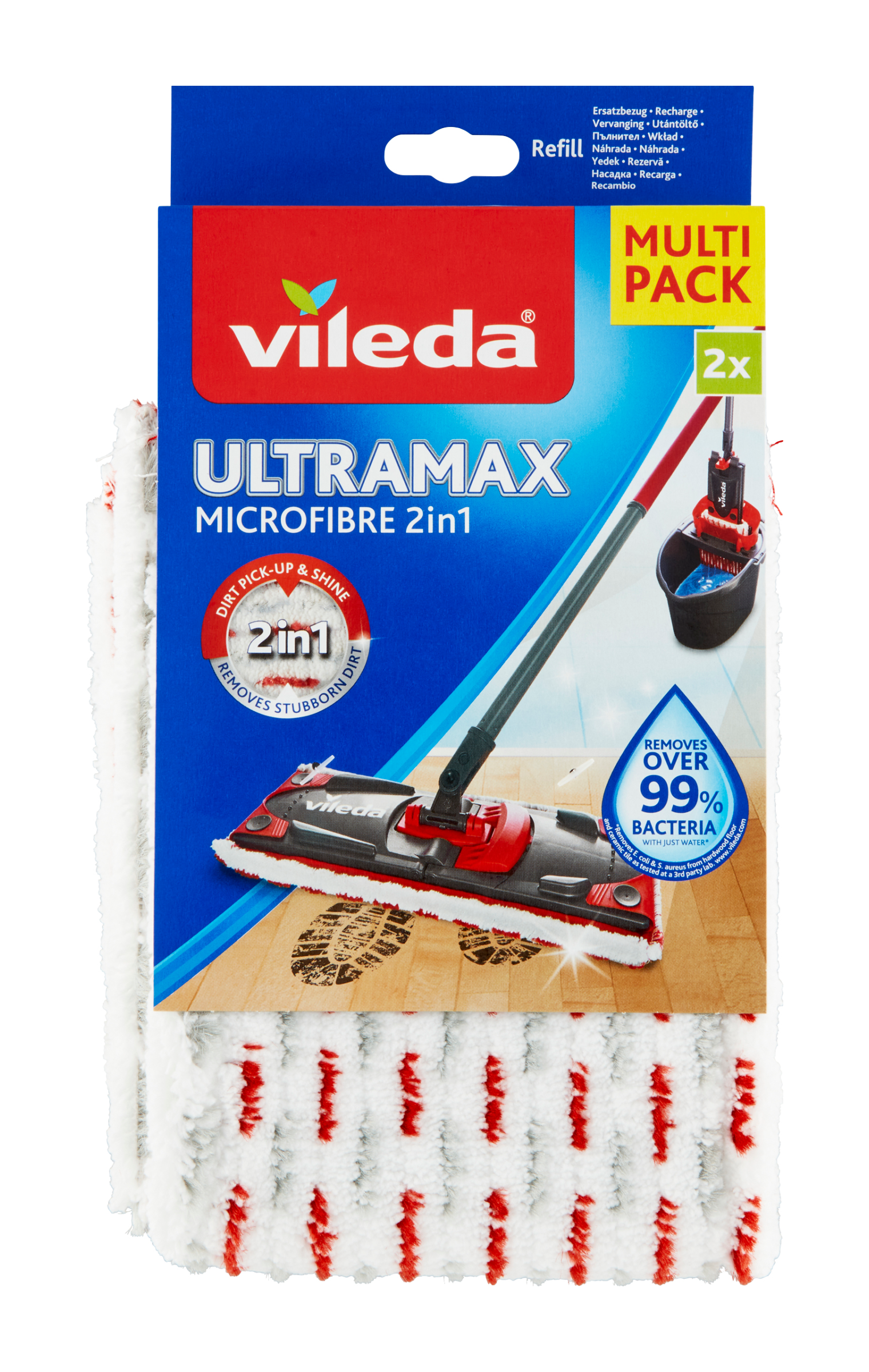 Vileda Náhradní návlek Ultramax Microfibre 2v1 2 ks