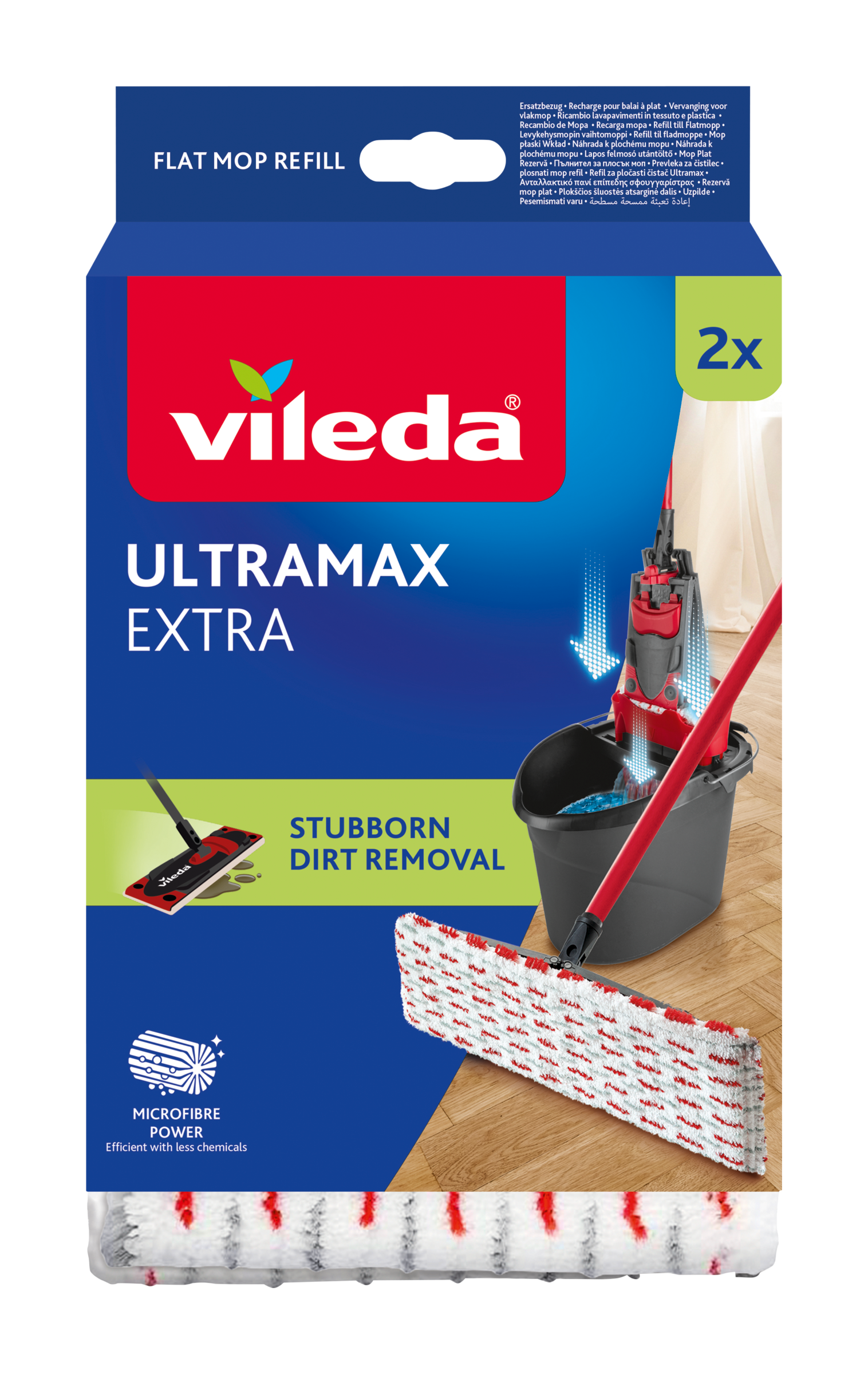 Vileda Náhradní návlek Ultramax Microfibre 2v1 2 ks