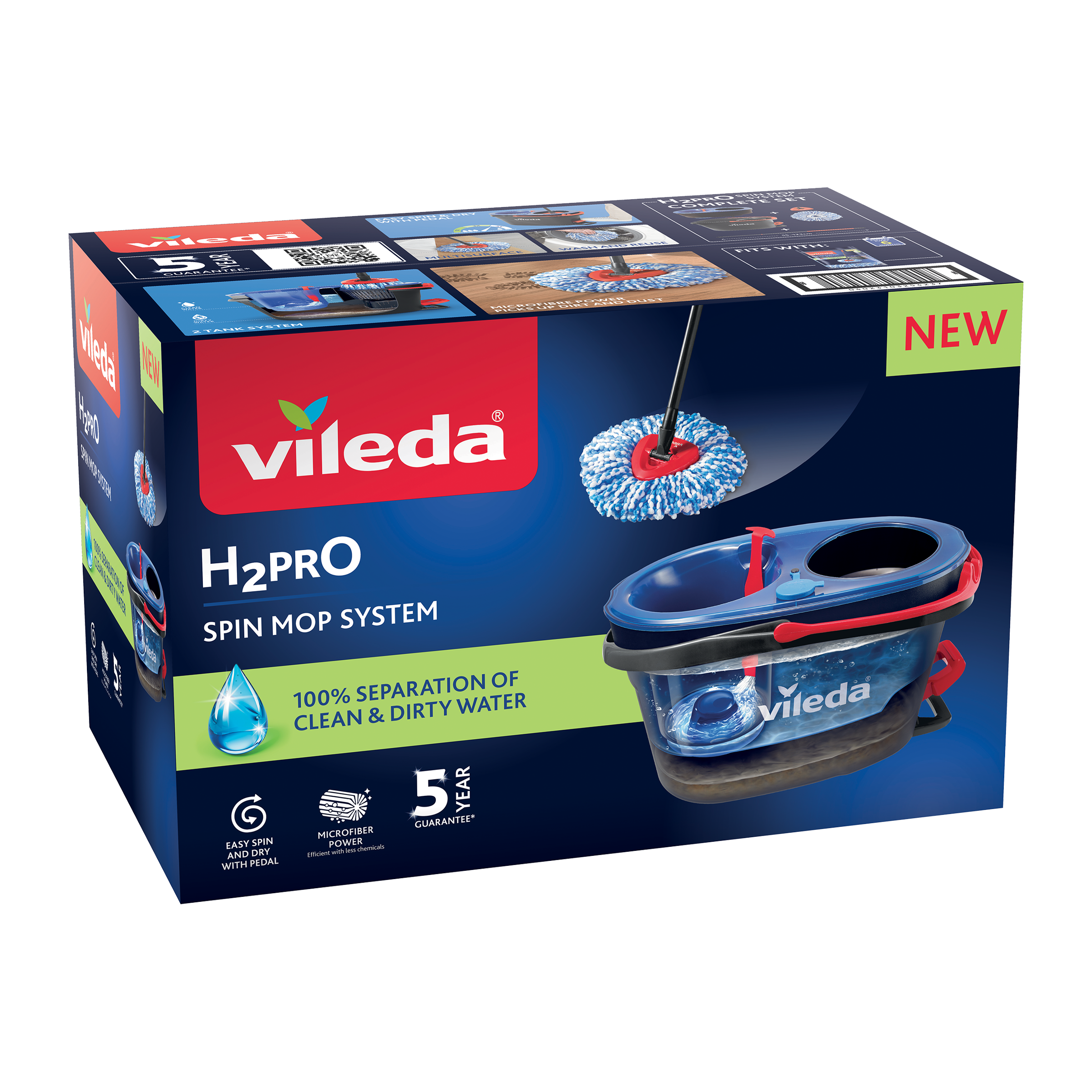 Vileda Třásňový rotační mop H2PrO