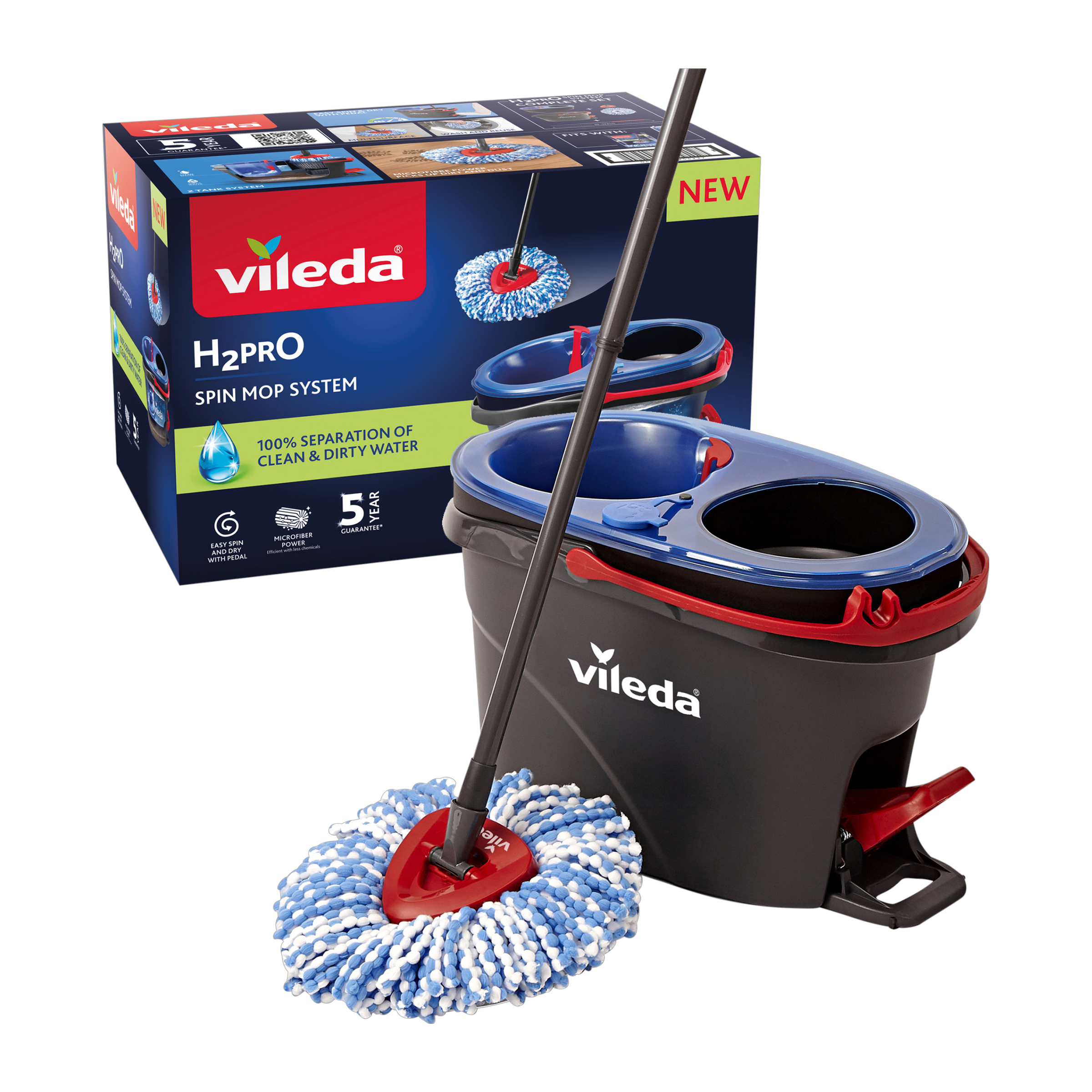 Třásňový rotační mop H2PrO