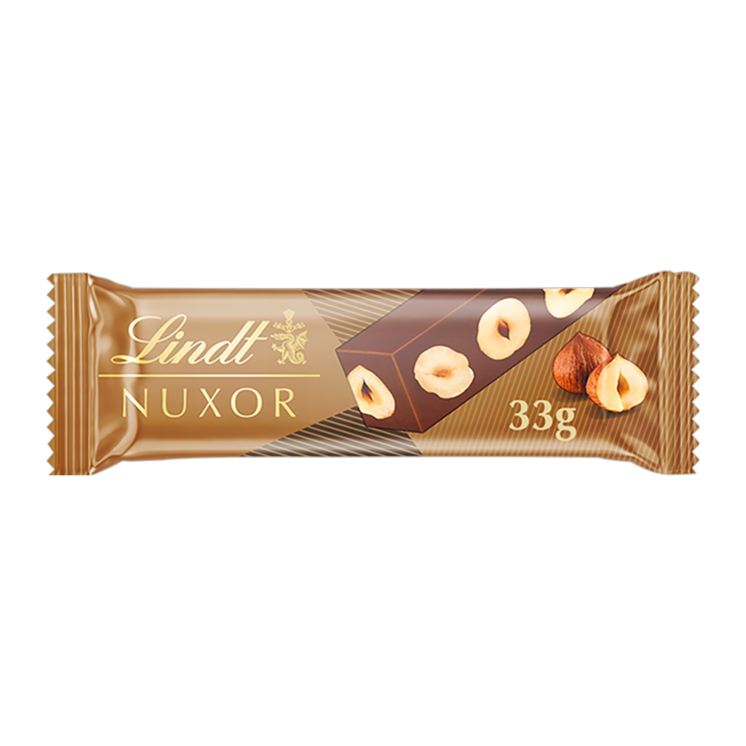 Oříšková mléčná čokoláda Gianduja s celými jádry lískových ořechů Nuxor