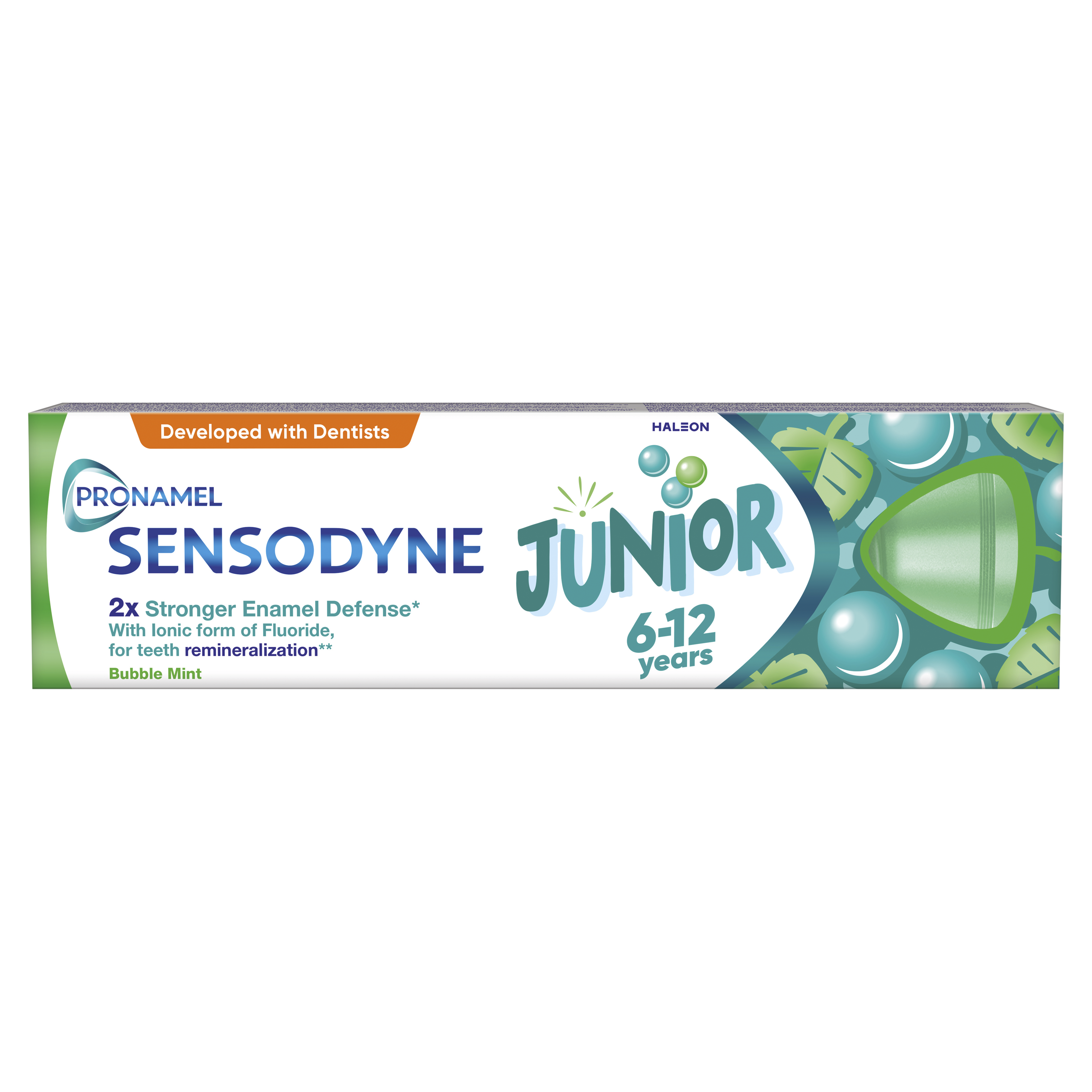 Dětská zubní pasta Junior Bubble Mint