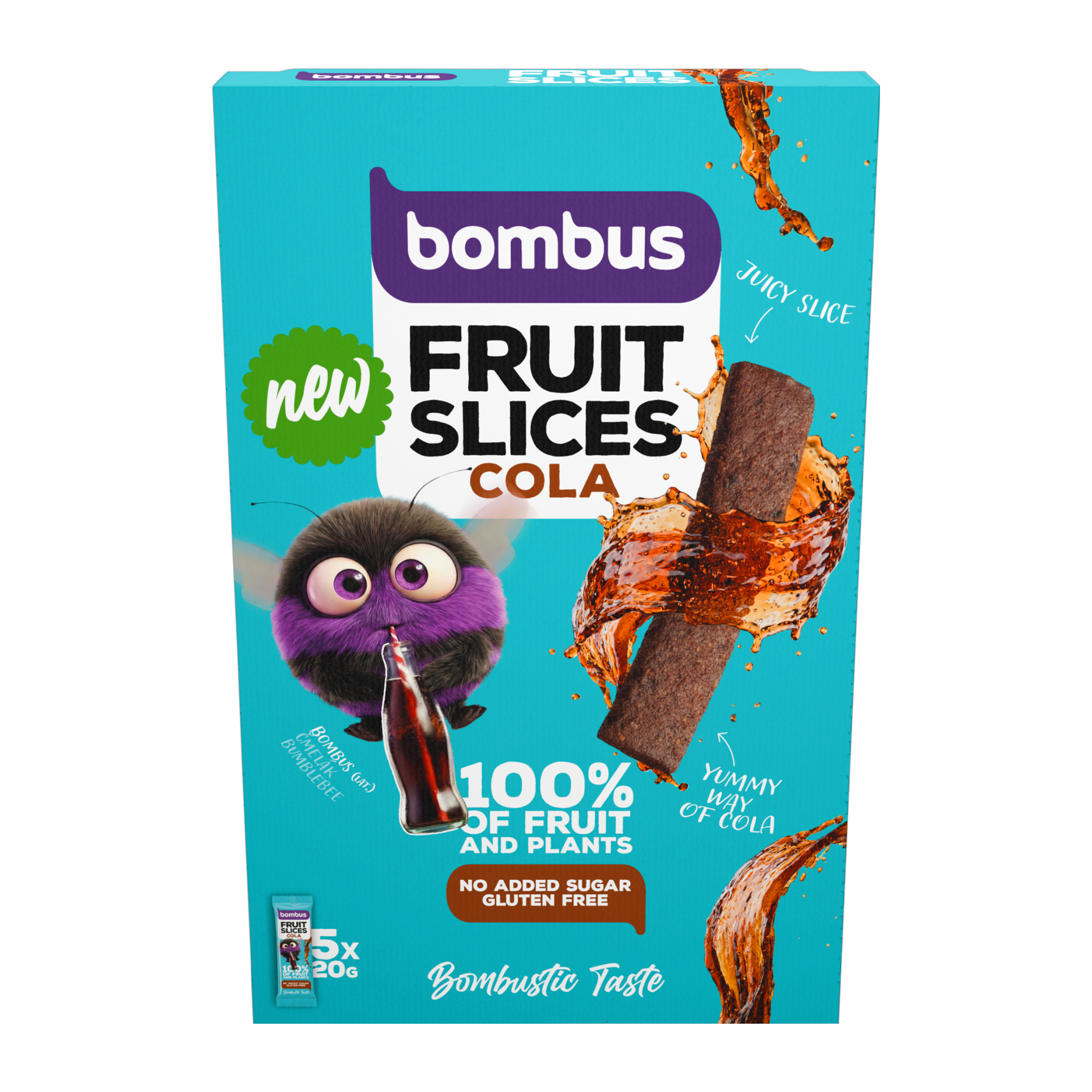Bombus Ovocné plátky s příchutí cola