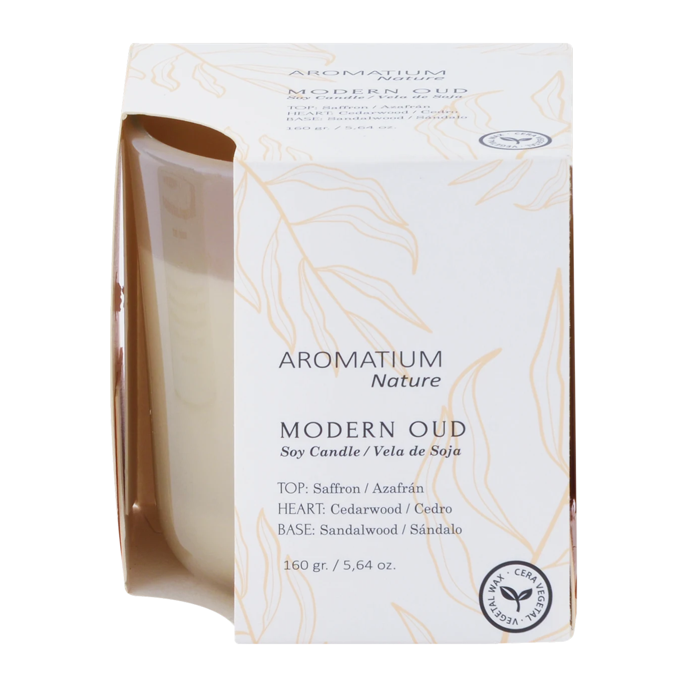 Vonná svíčka se sójovým voskem Nature Modern Oud