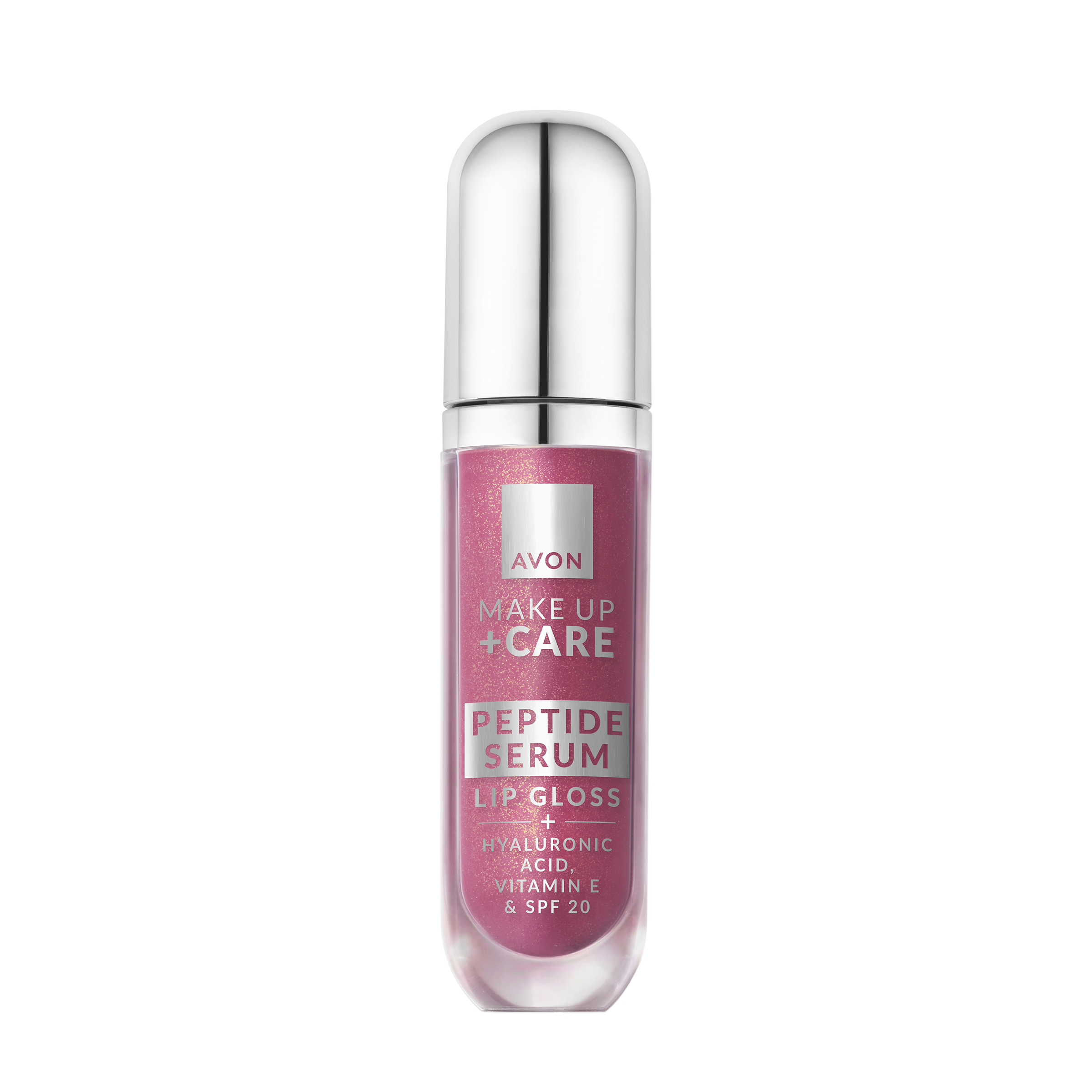 Pečující lesk na rty s peptidy Dewy Pink