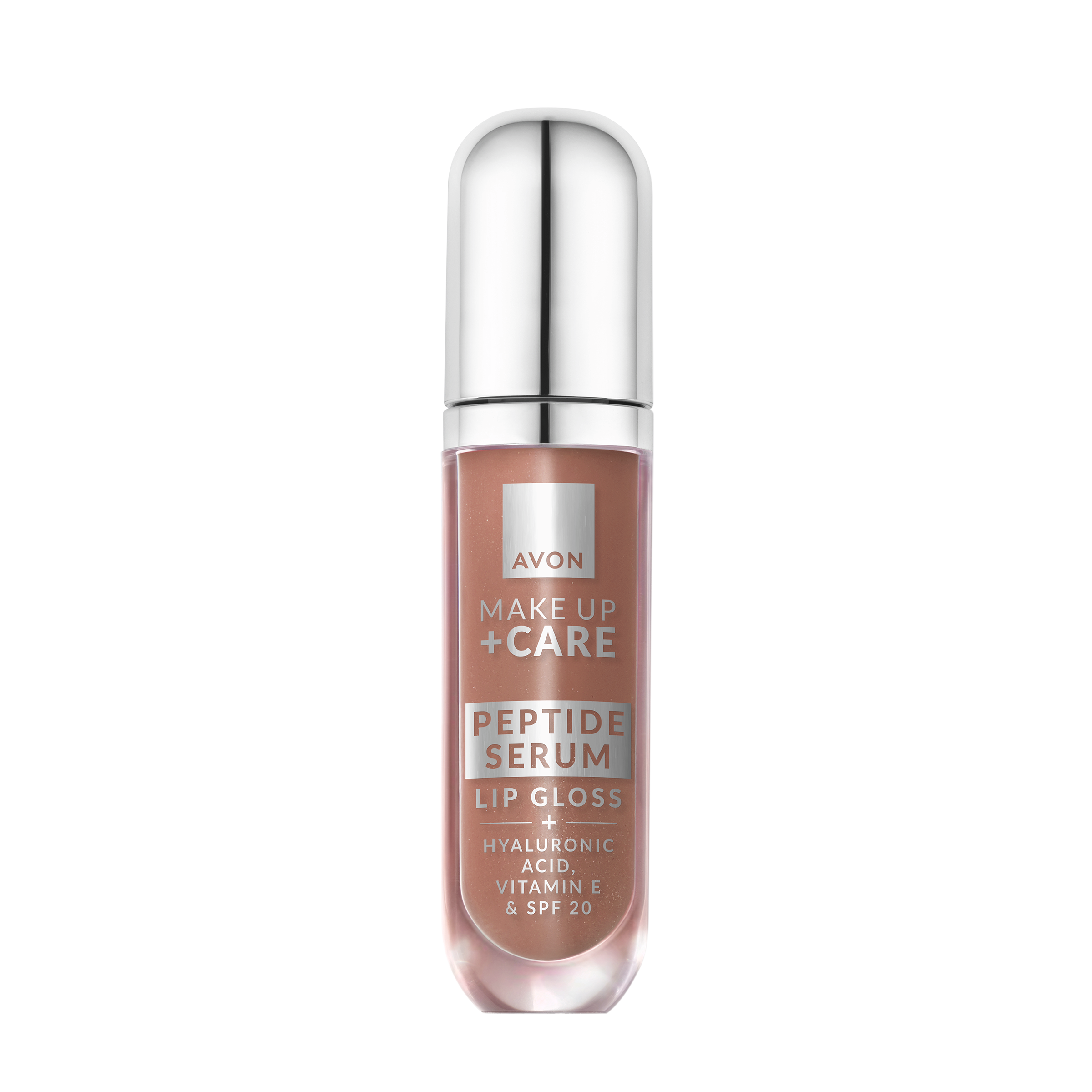 Pečující lesk na rty s peptidy Juicy Peach