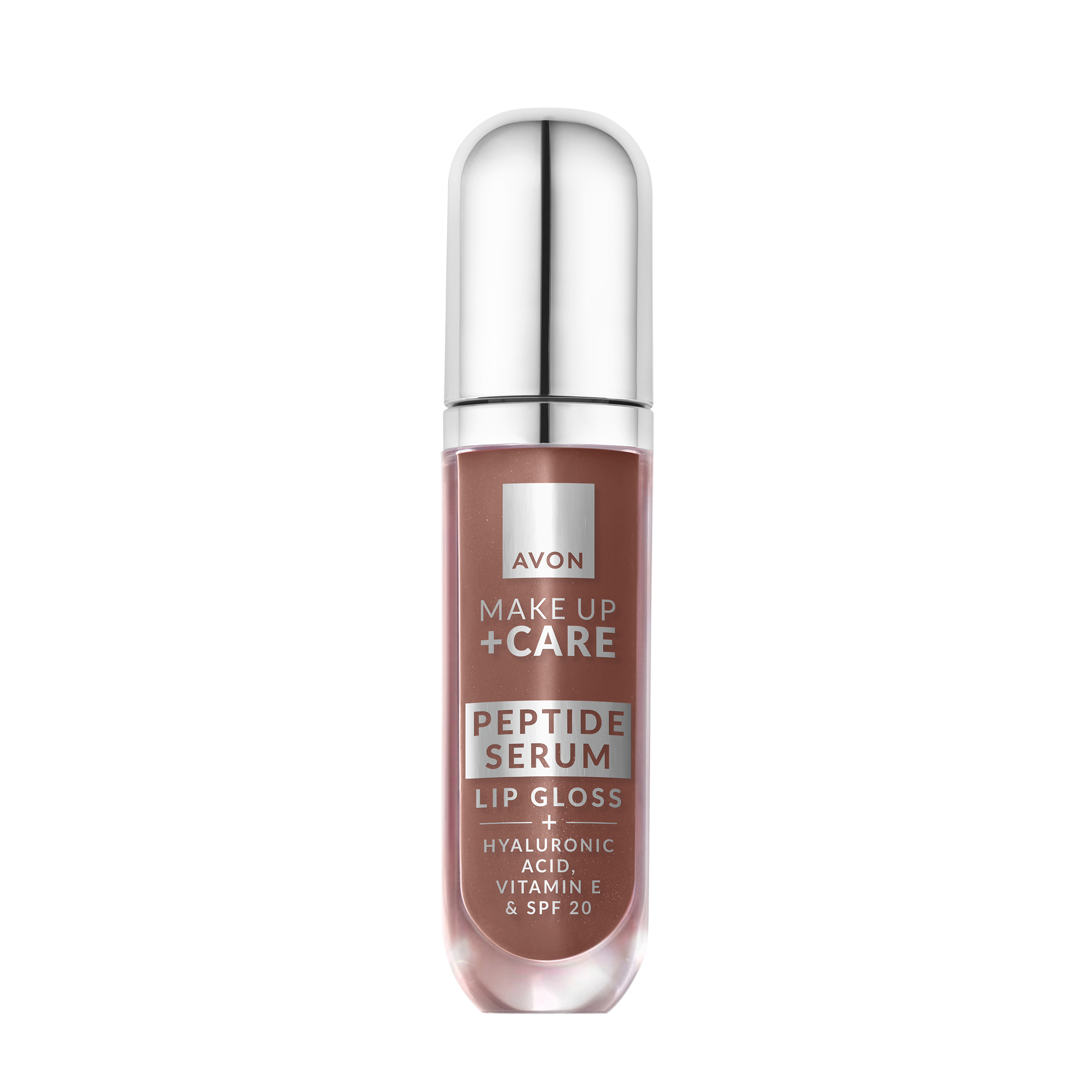 Pečující lesk na rty s peptidy Nourish Nude