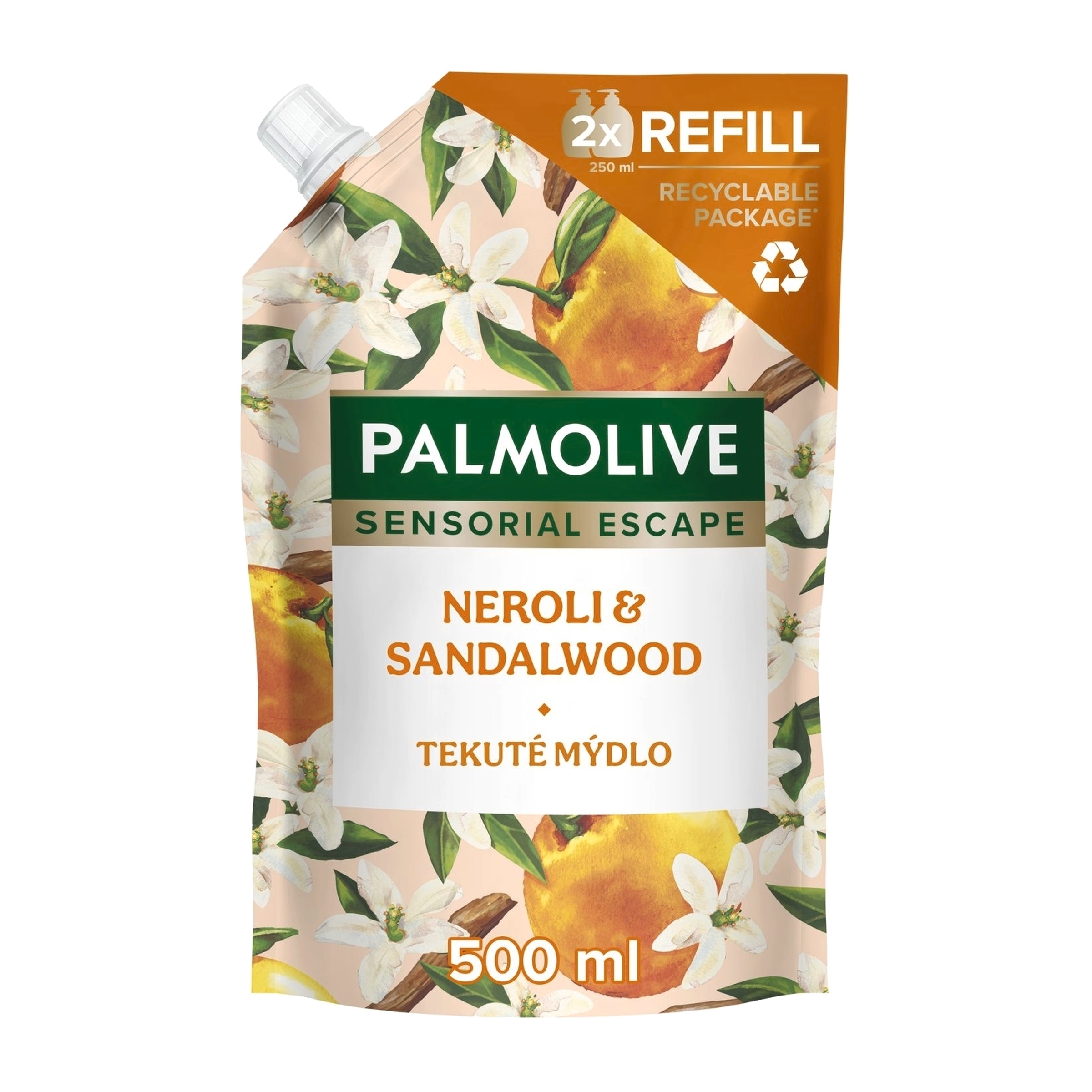Tekuté mýdlo Sensorial Escape Neroli & Sandalwood náhradní náplň