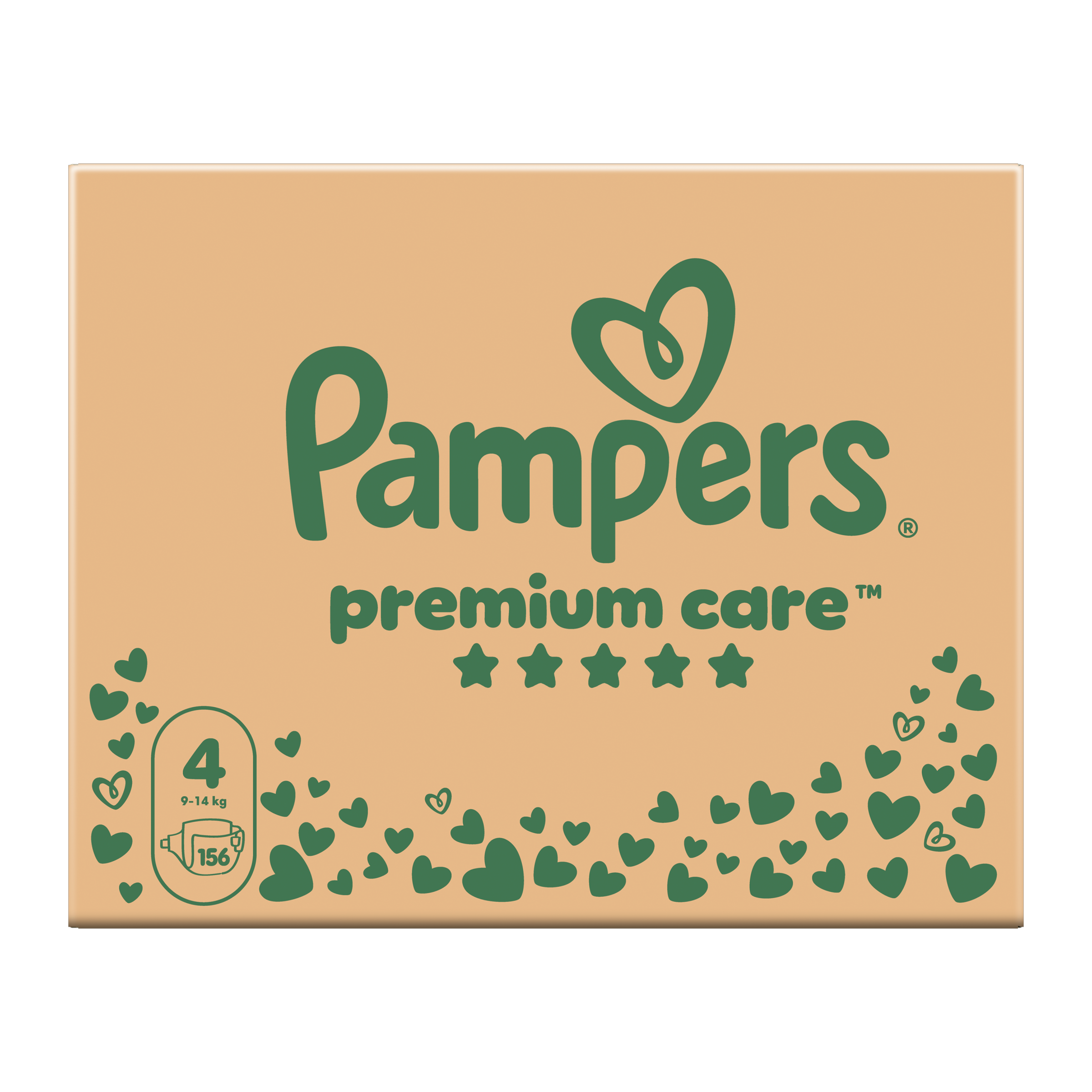 Pampers Pleny Premium Care, 9–14 kg, vel. 4 156 ks