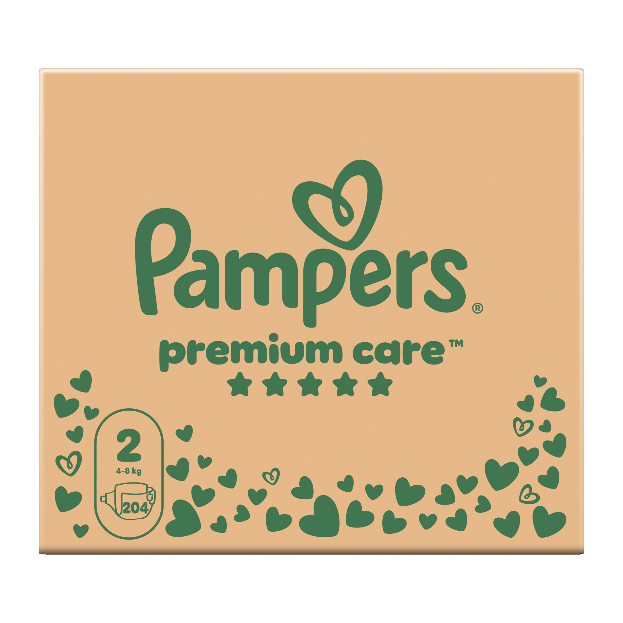 Pleny Premium Care, 4–8 kg, vel. 2 204 ks