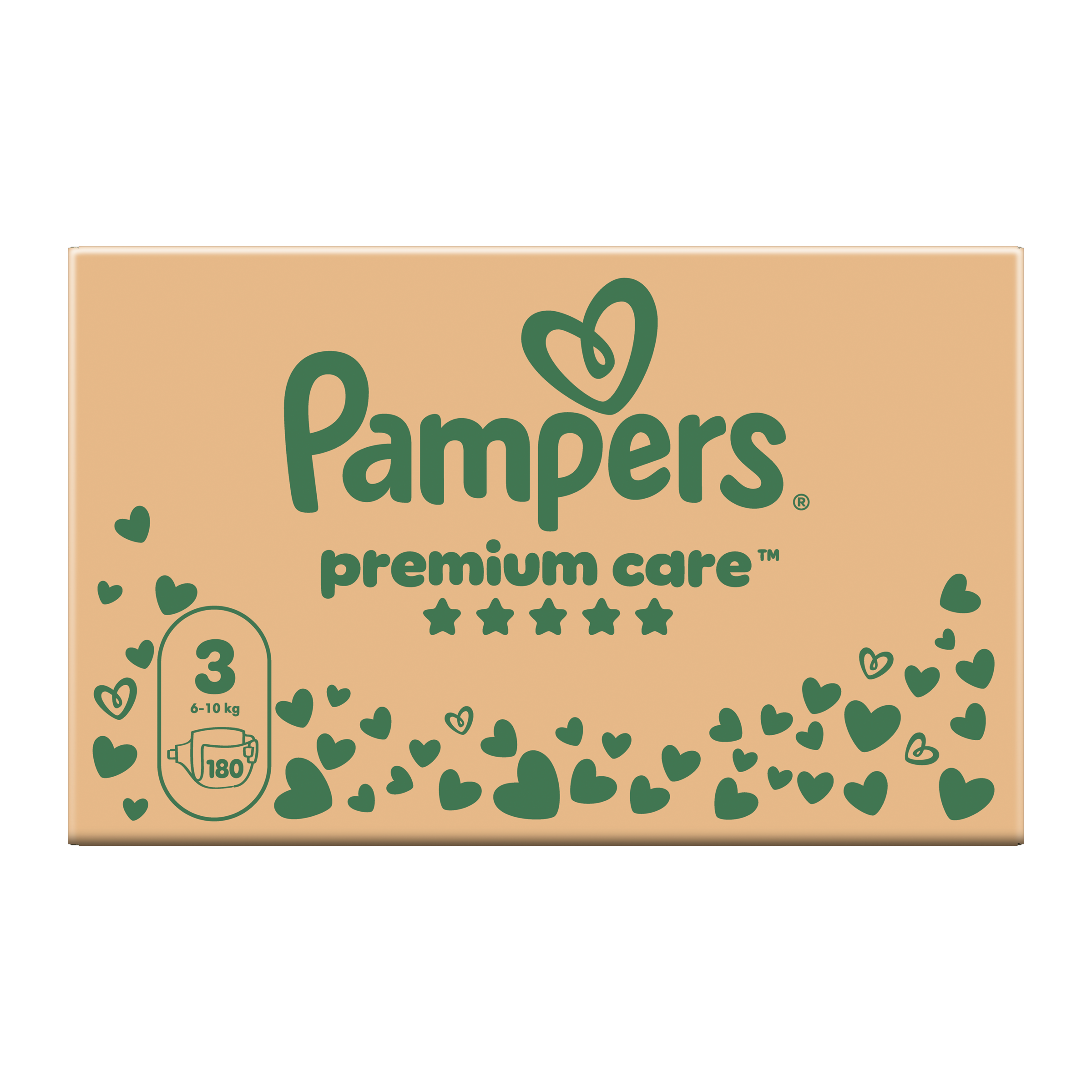 Pampers Pleny Premium Care, 6–10 kg, vel. 3 180 ks