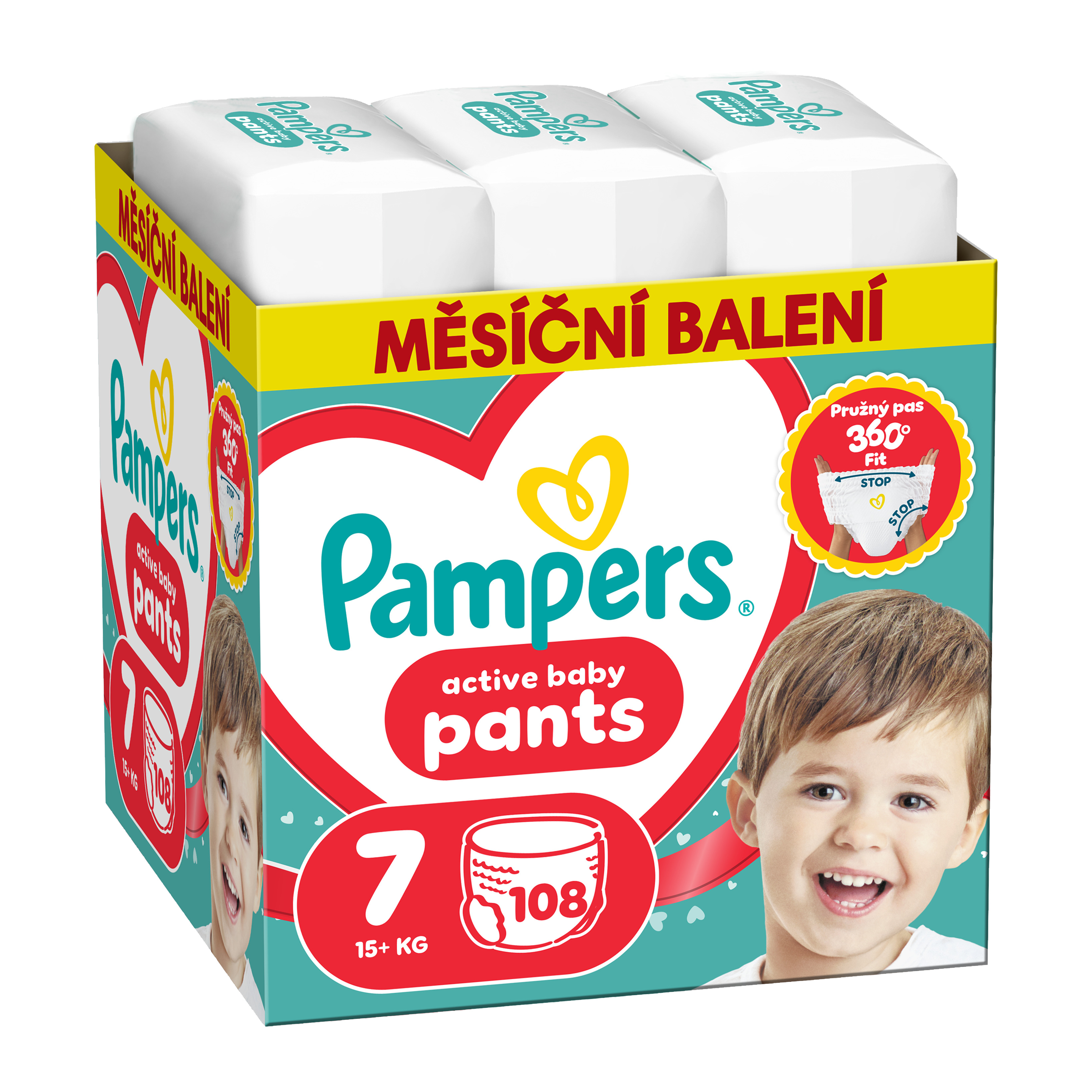 Plenkové kalhotky Active Baby, 15+ kg, vel. 7