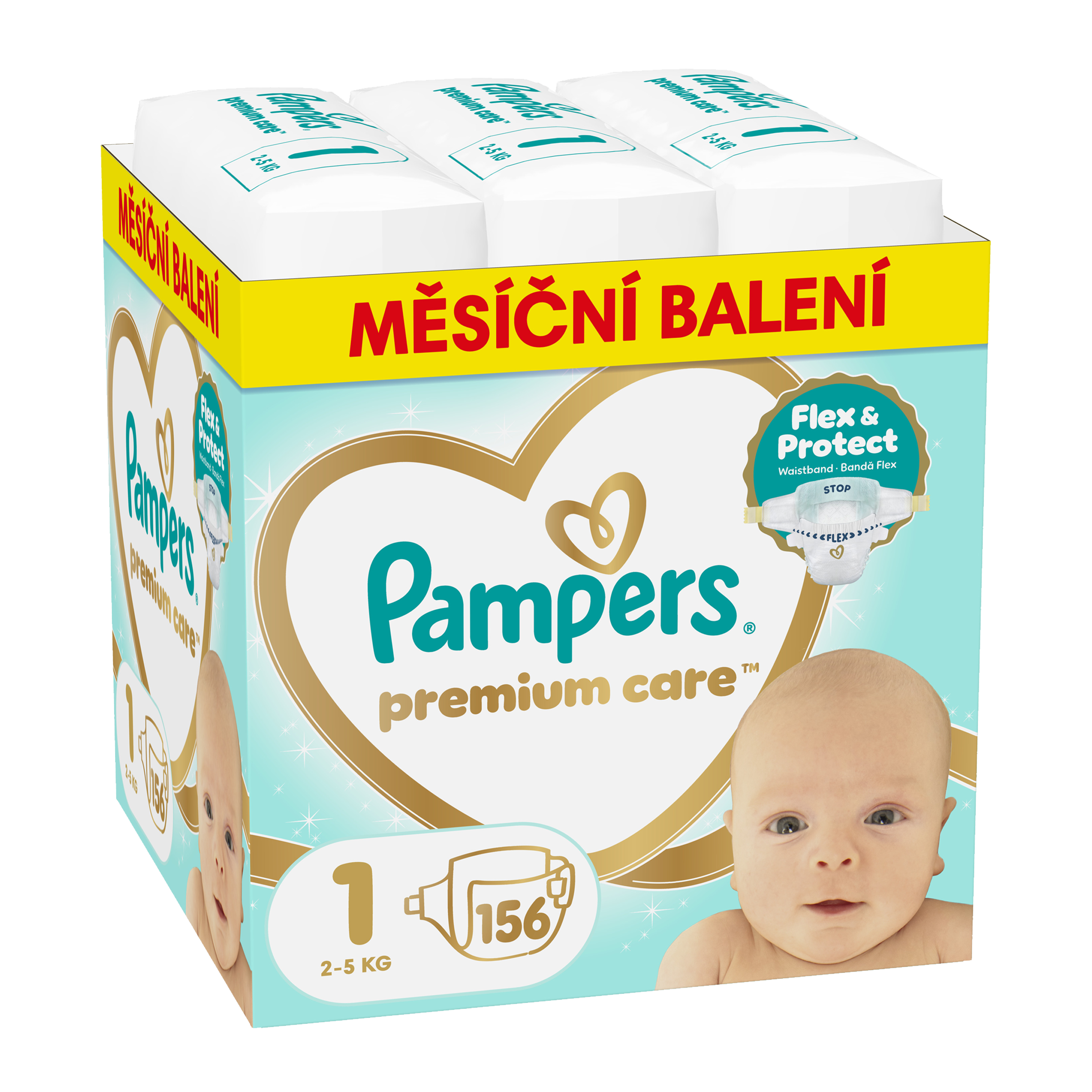 Pleny Premium Care, 2–5 kg, vel. 1 156 ks