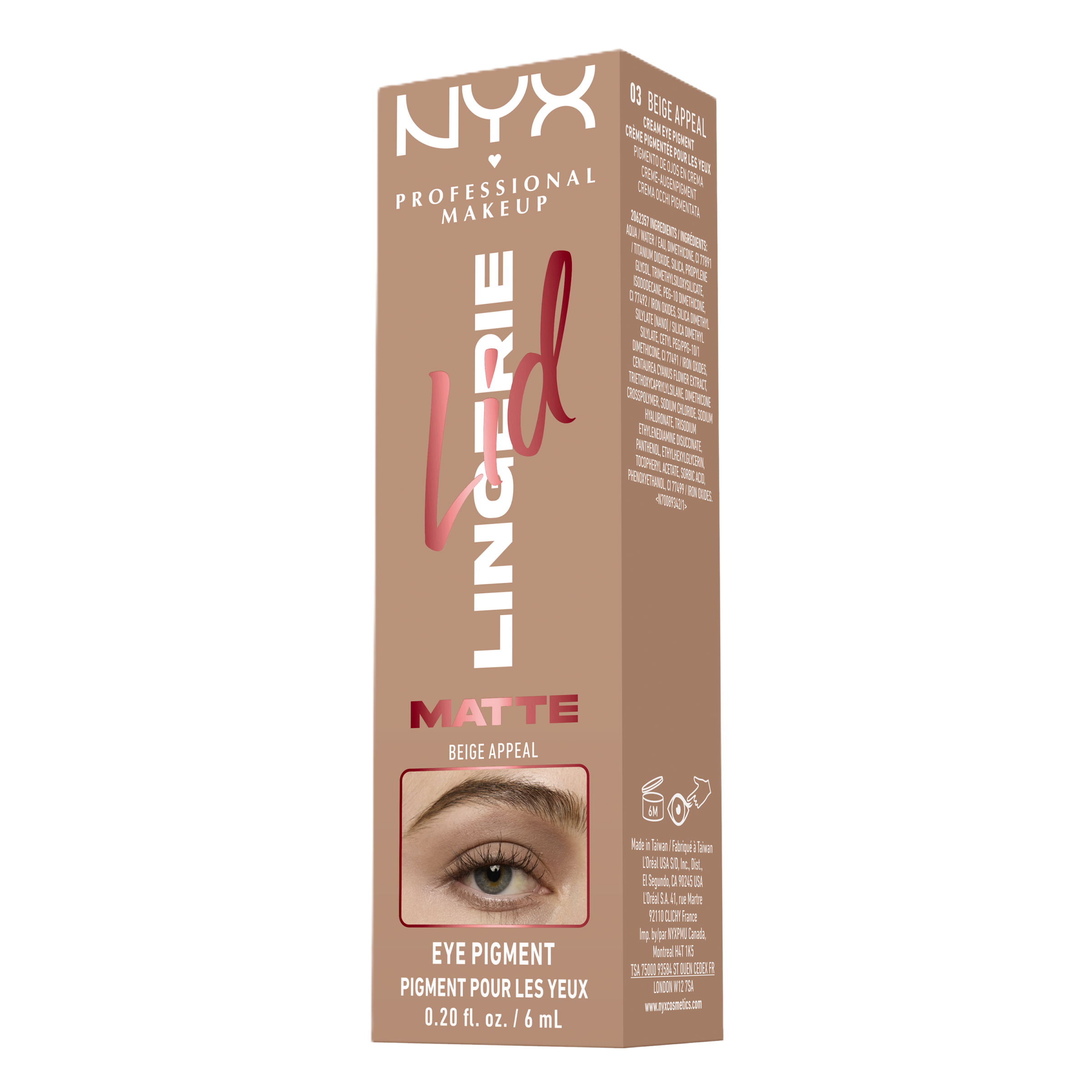 Tekuté oční stíny Lid Lingerie 03 Beige Appeal