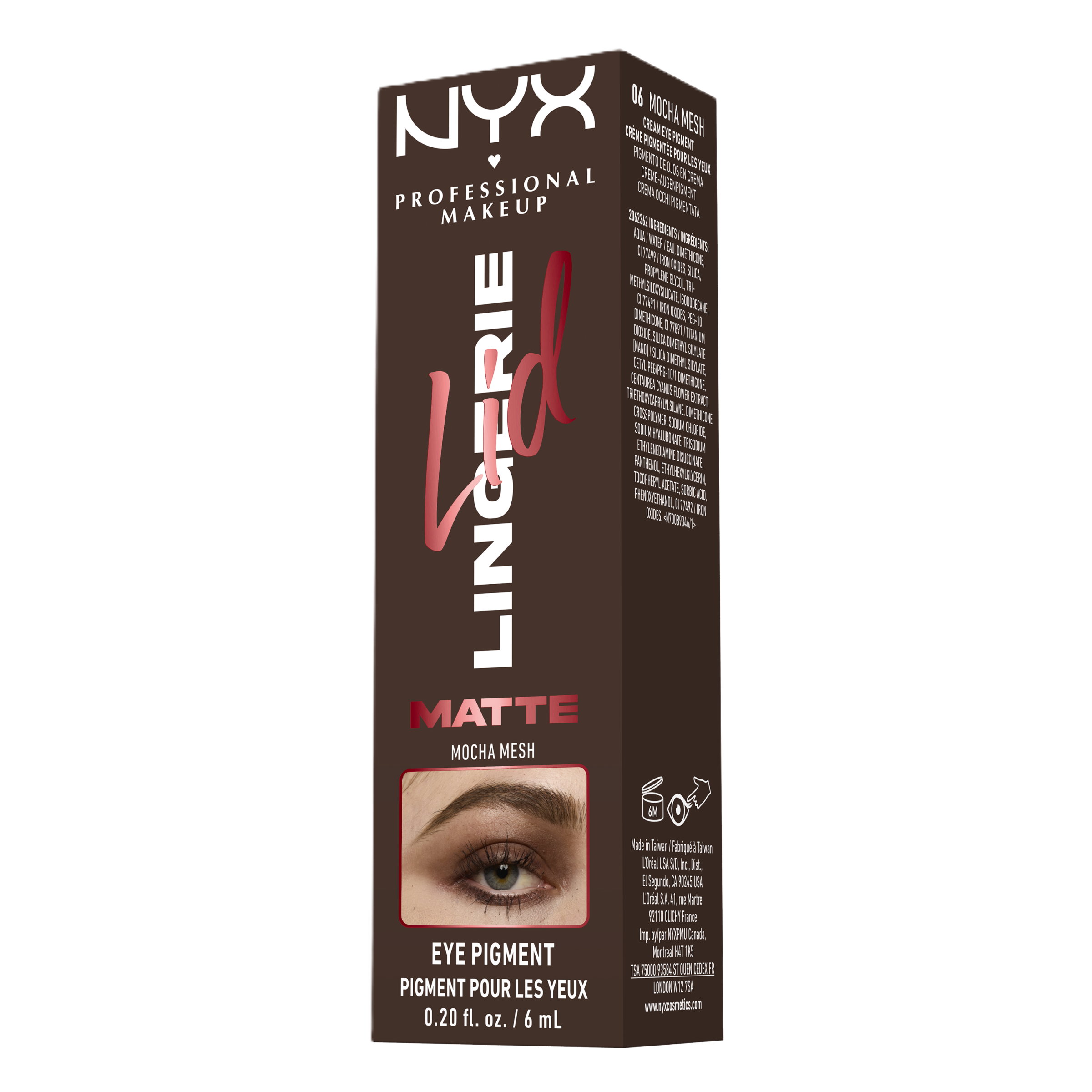 Tekuté oční stíny Lid Lingerie 06 Mocha Mesh